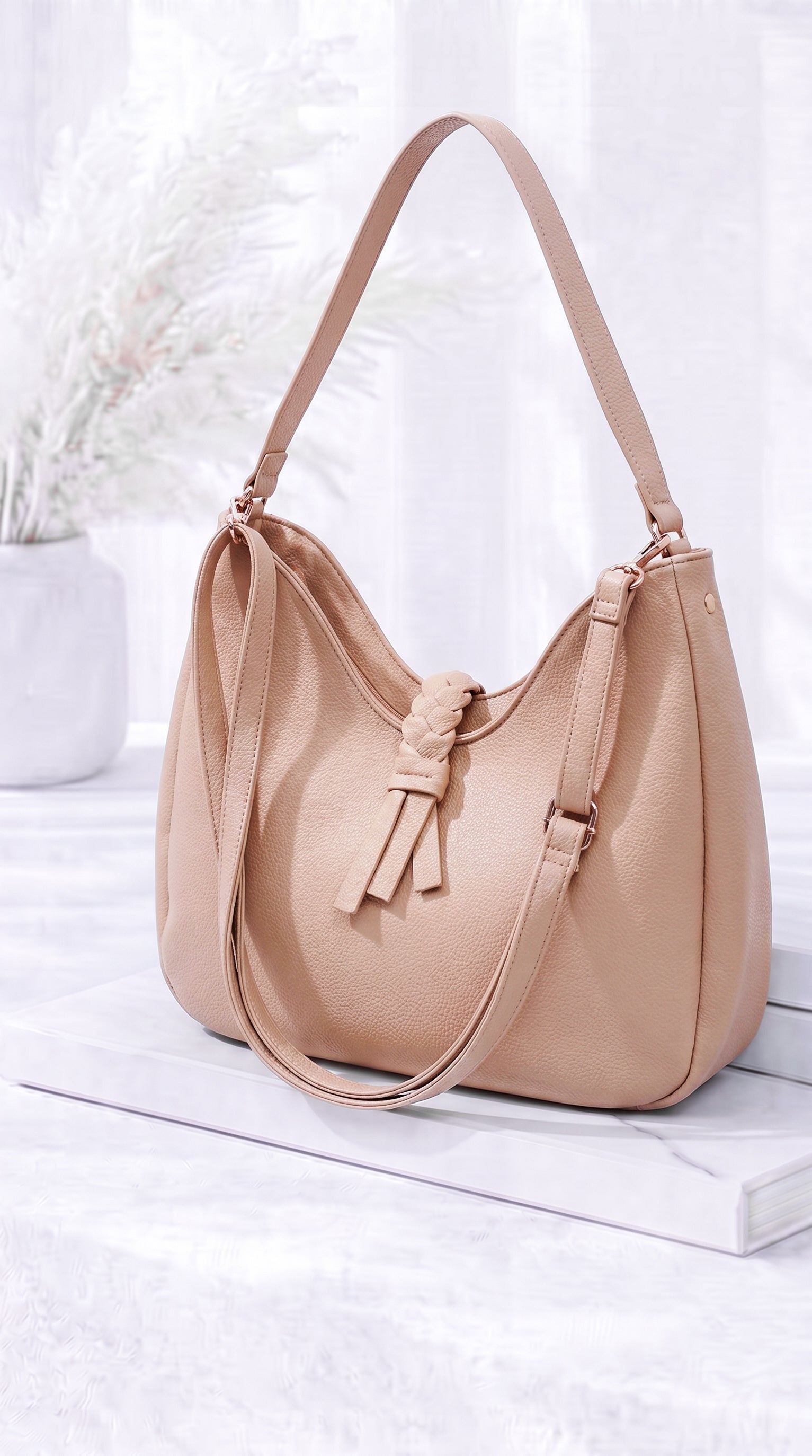 Handtasche Summer Braid *Camel-hell*