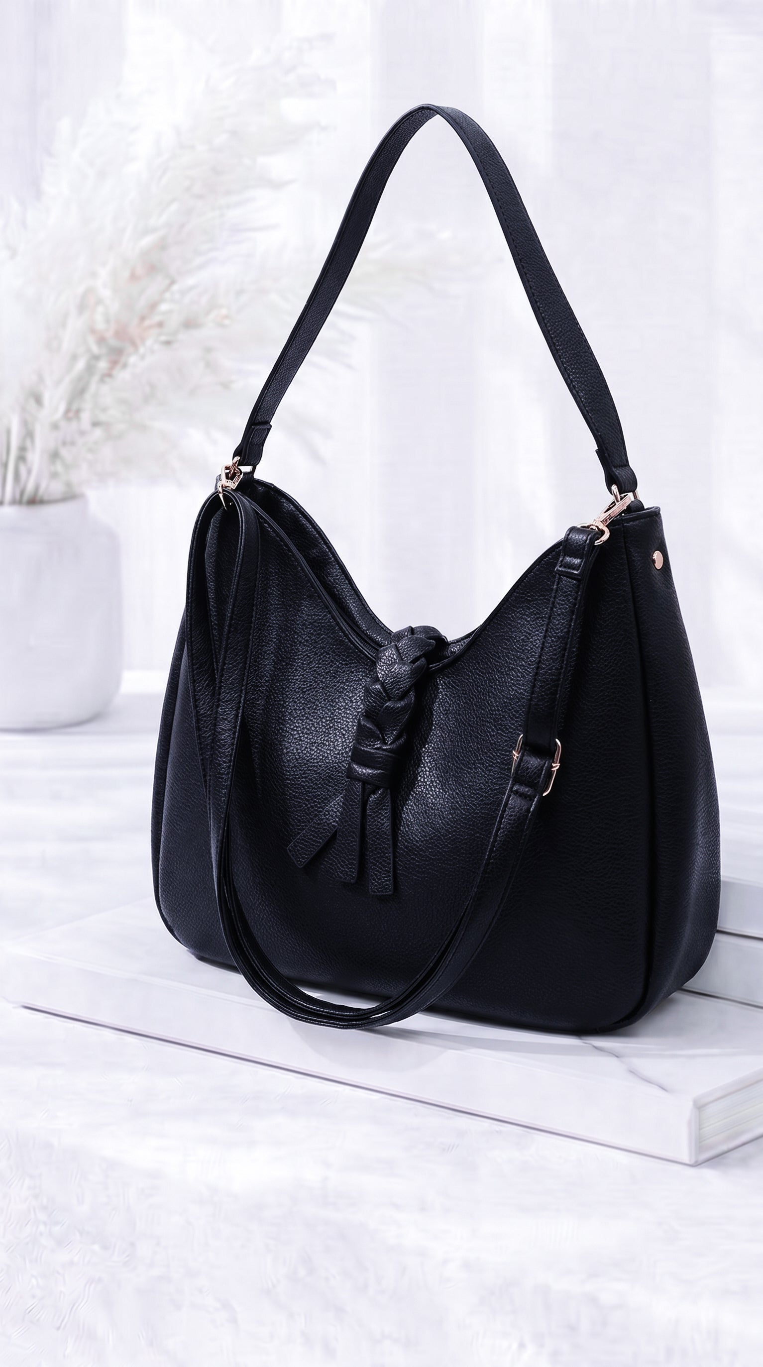 Handtasche Summer Braid *Schwarz*