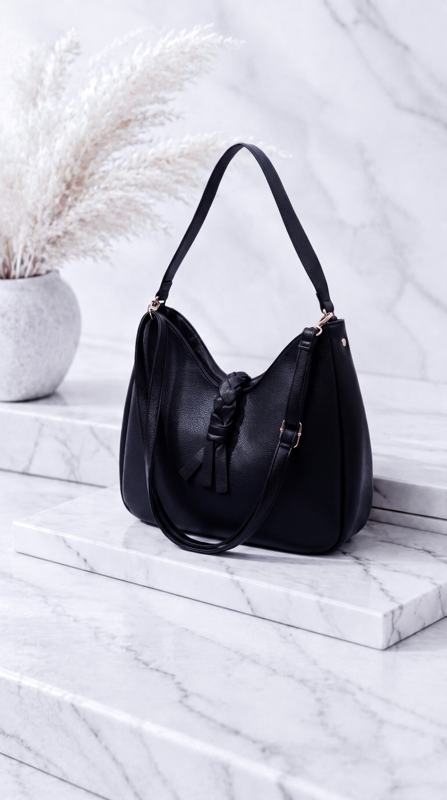 Handtasche Summer Braid *Schwarz*