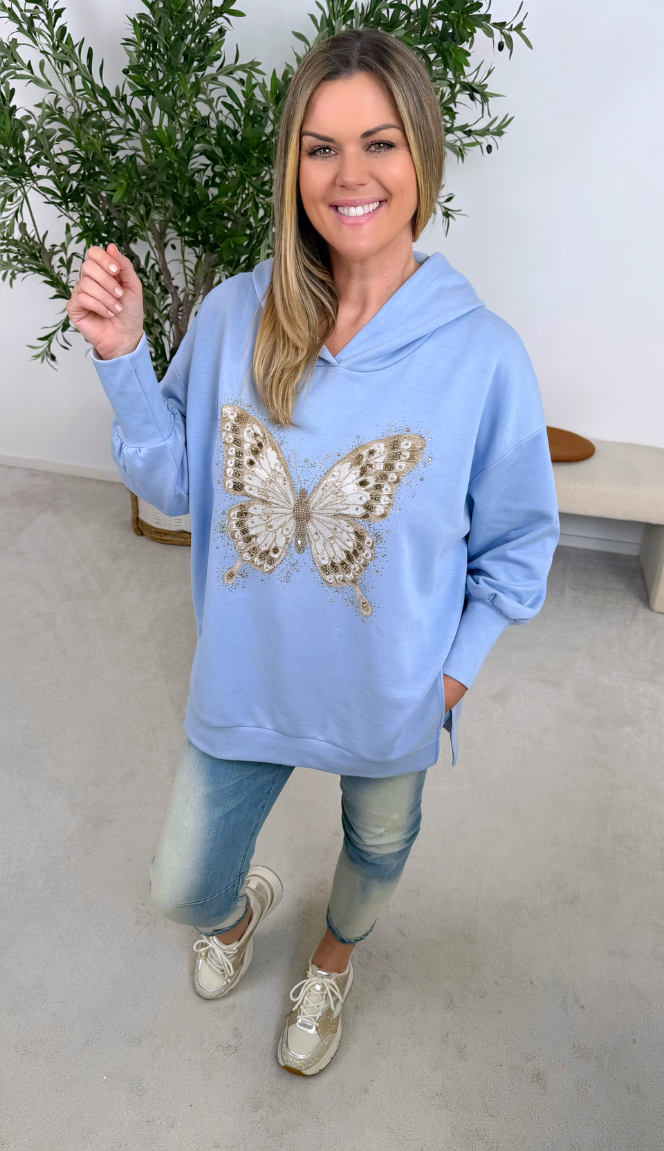 Hoodie Wings of Power *Blau*