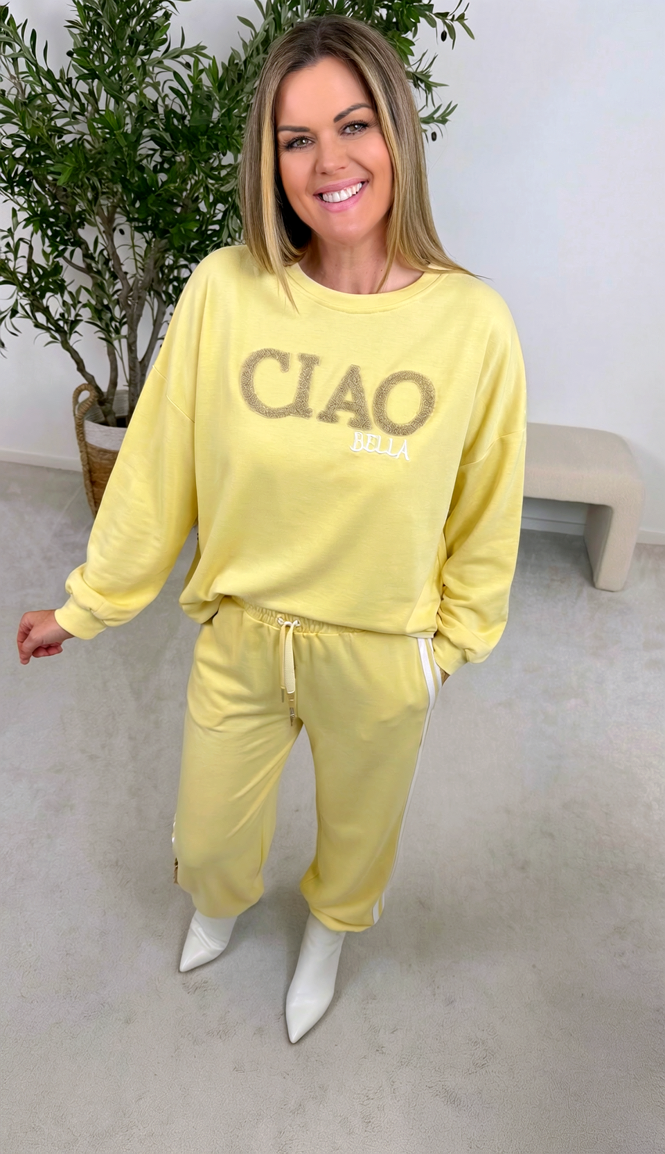 Sweatshirt Solemia *Gelb*