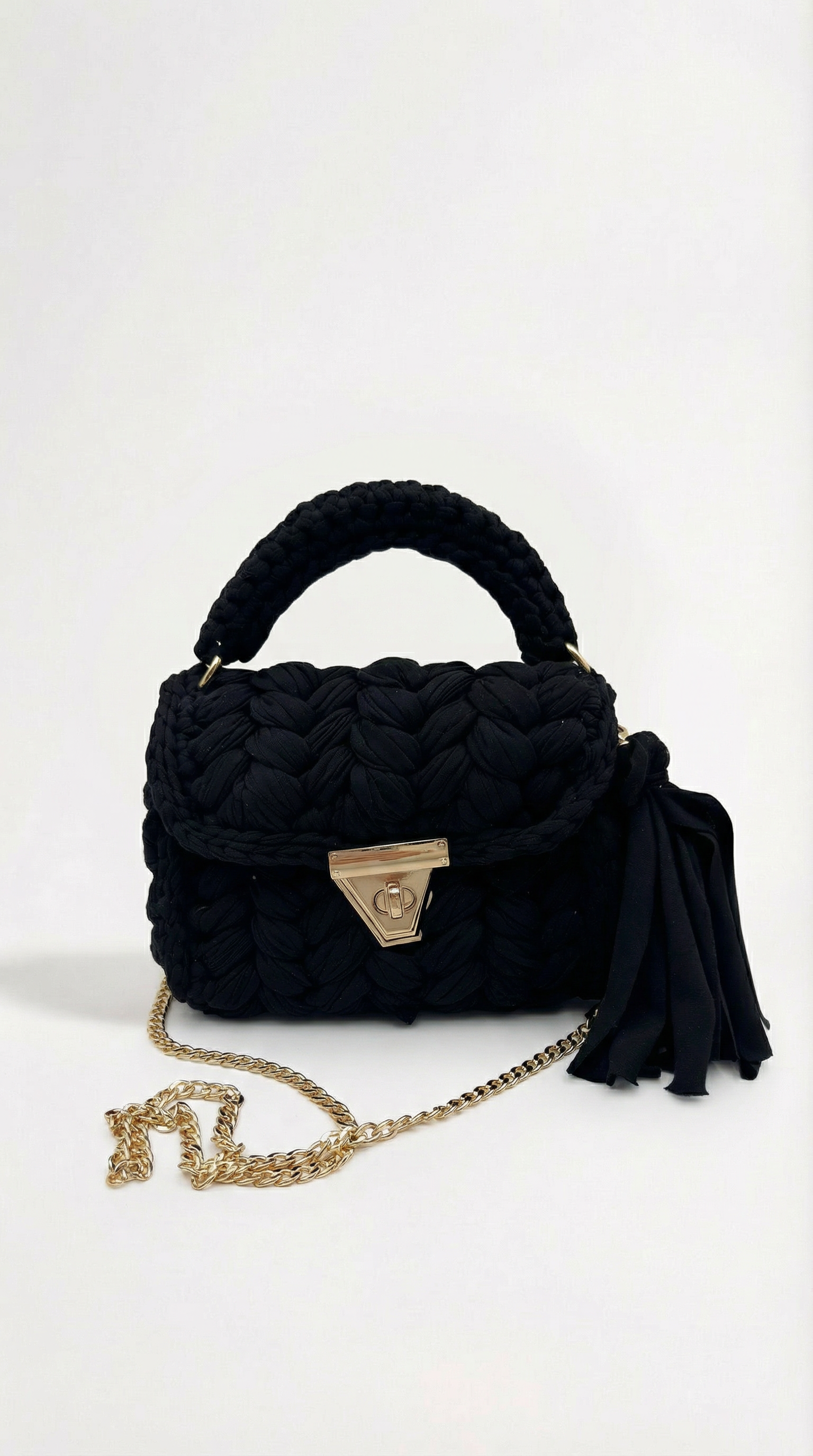 Kleine Handtasche La Diva *Schwarz*