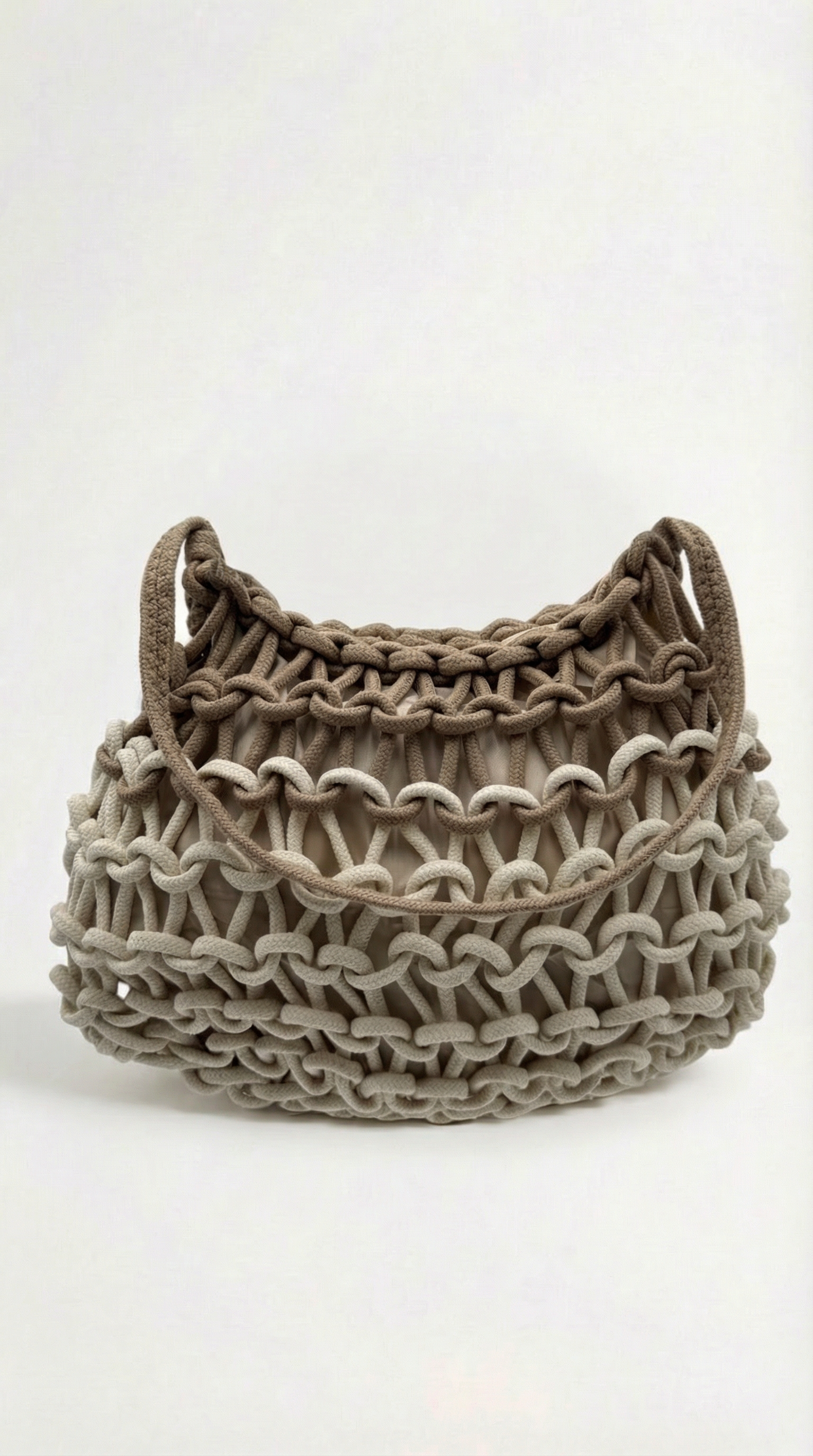 Handtasche Coco Loop *Taupe/Creme*