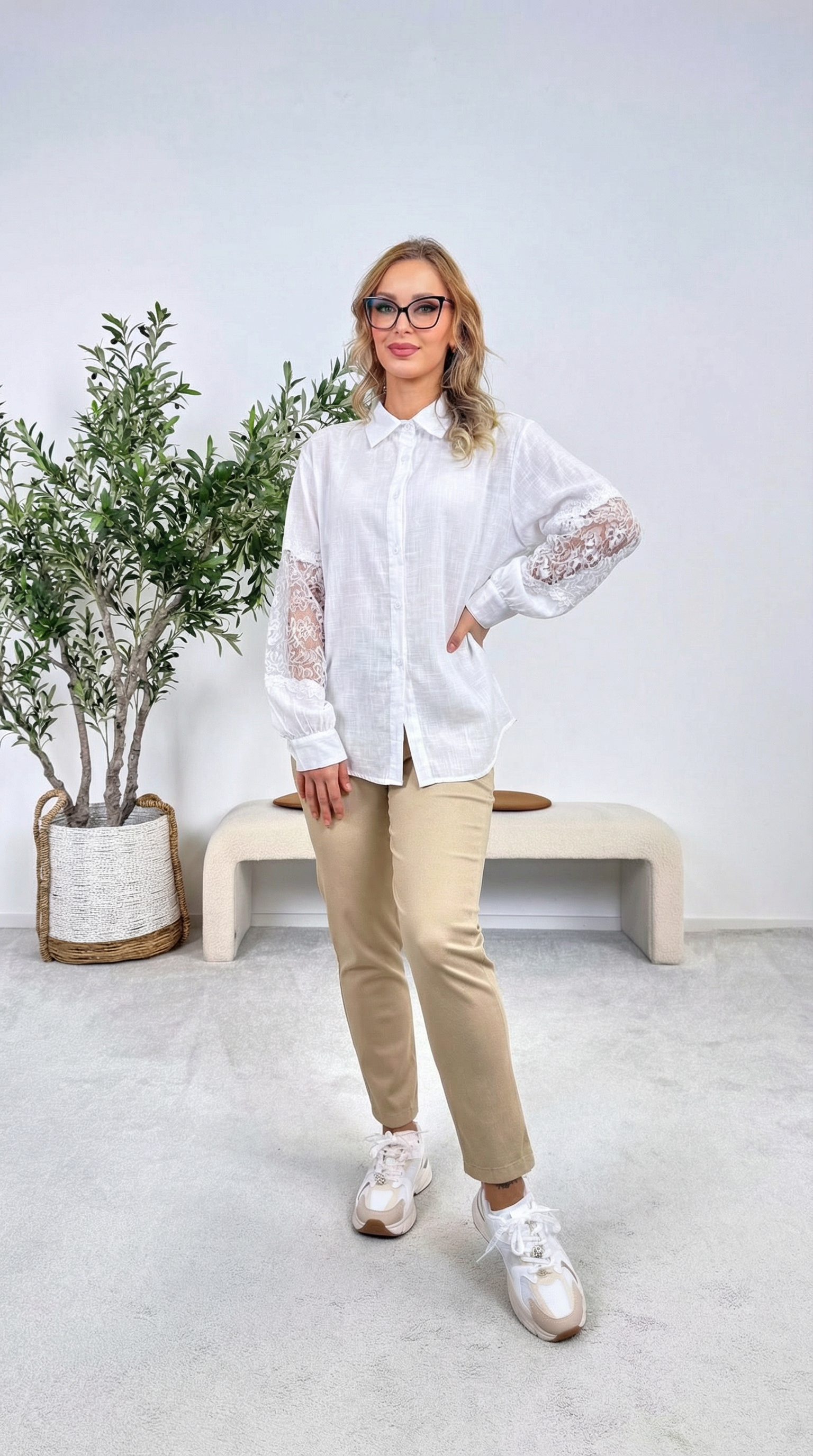 Bluse Dreamy Sleeves *Weiß*