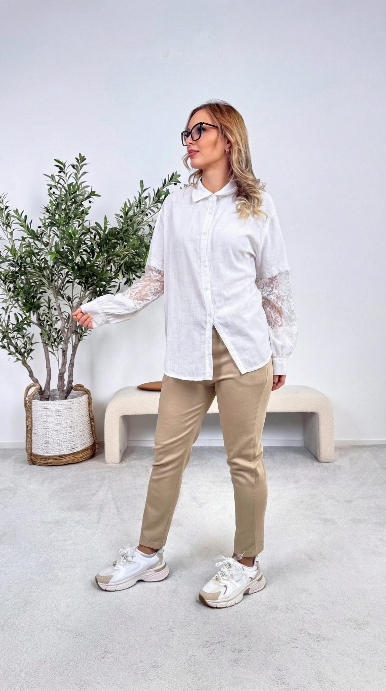 Bluse Dreamy Sleeves *Weiß*