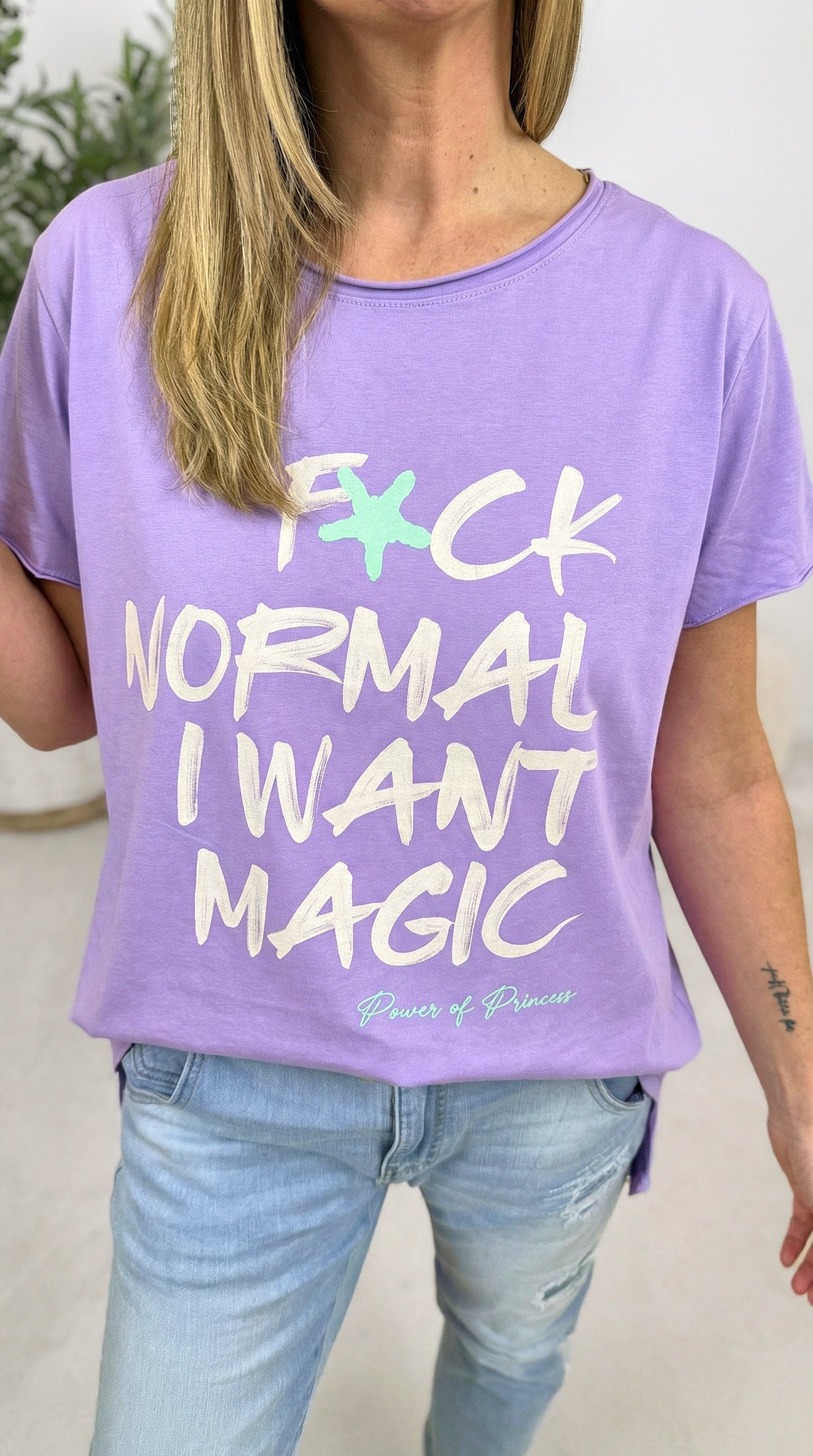 T-Shirt I Want Magic *Lila*
