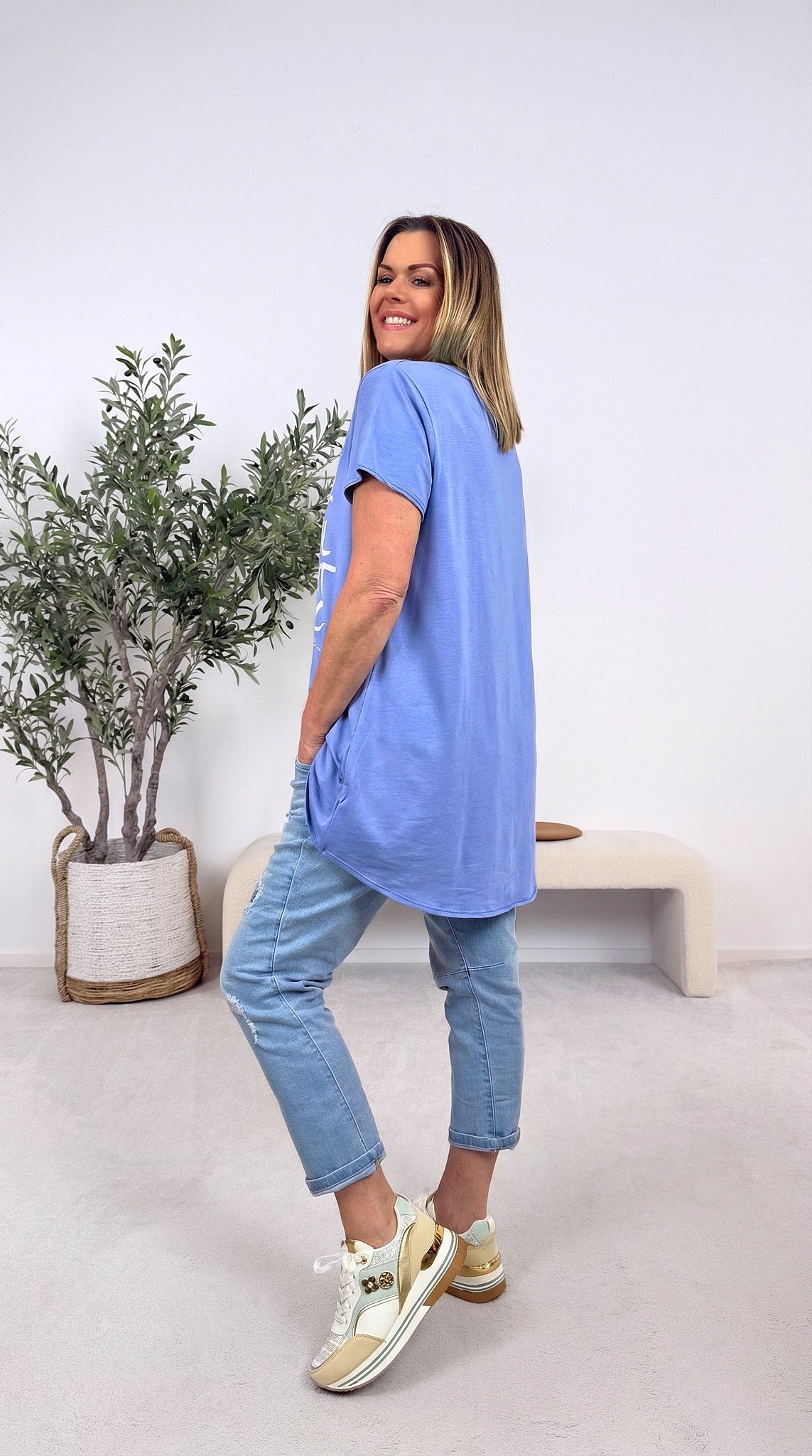 T-Shirt I Want Magic *Jeansblau*