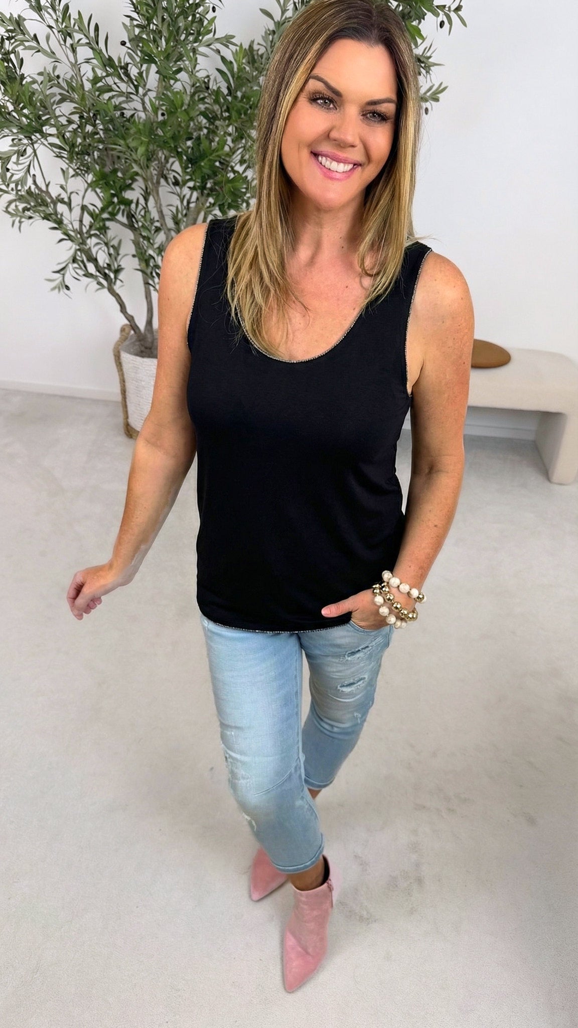 Top Simple Style *Schwarz*