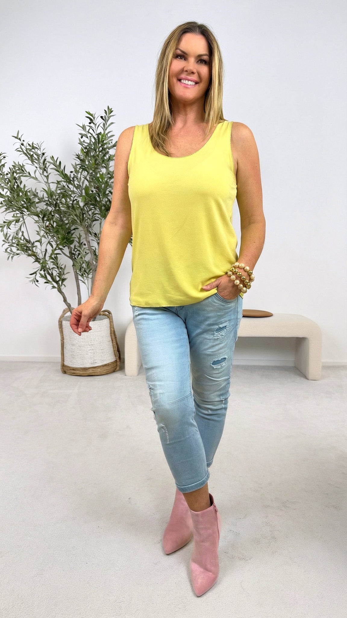 Top Simple Style *Gelb*