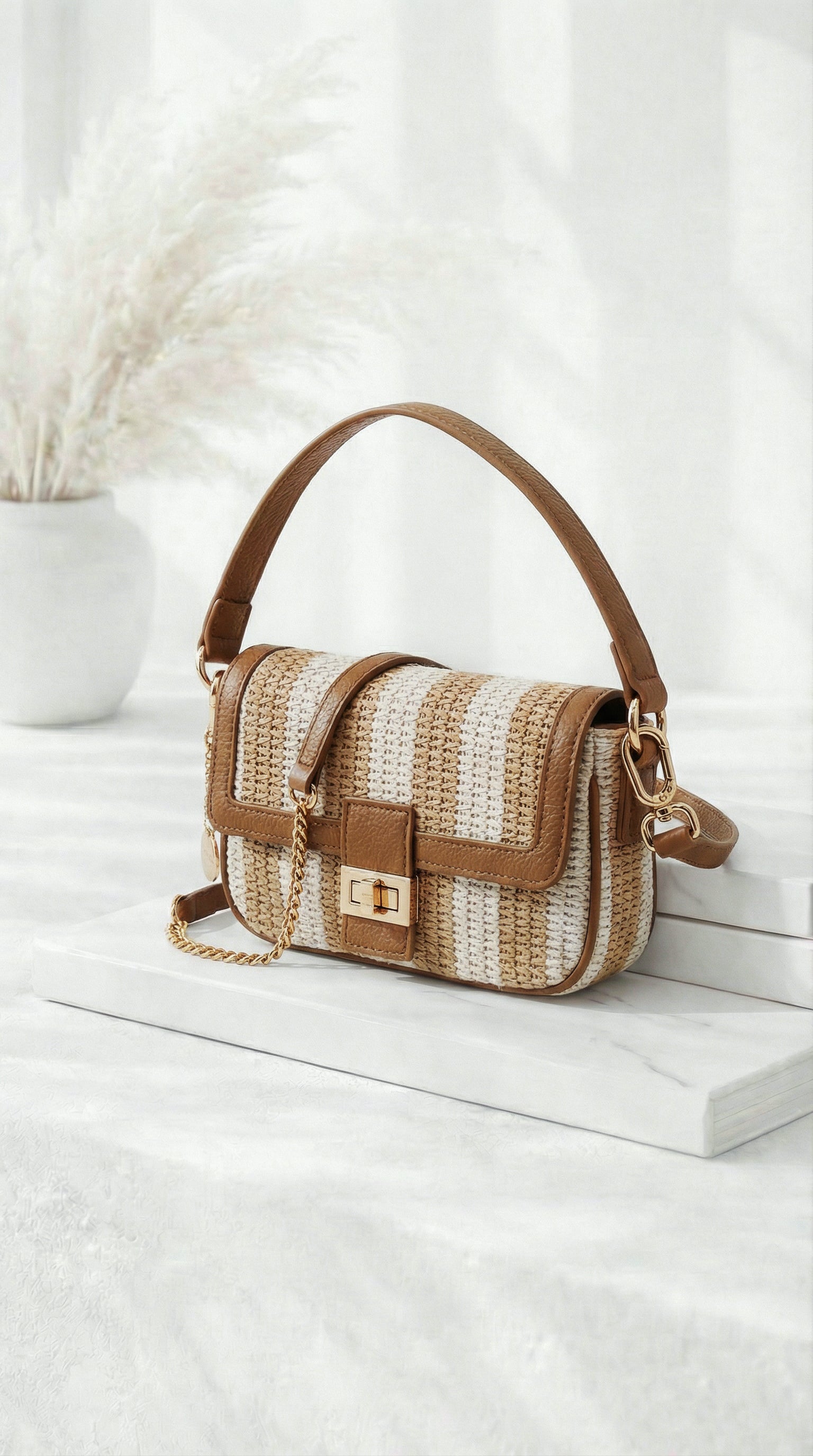 Kleine Handtasche Riviera *Camel*