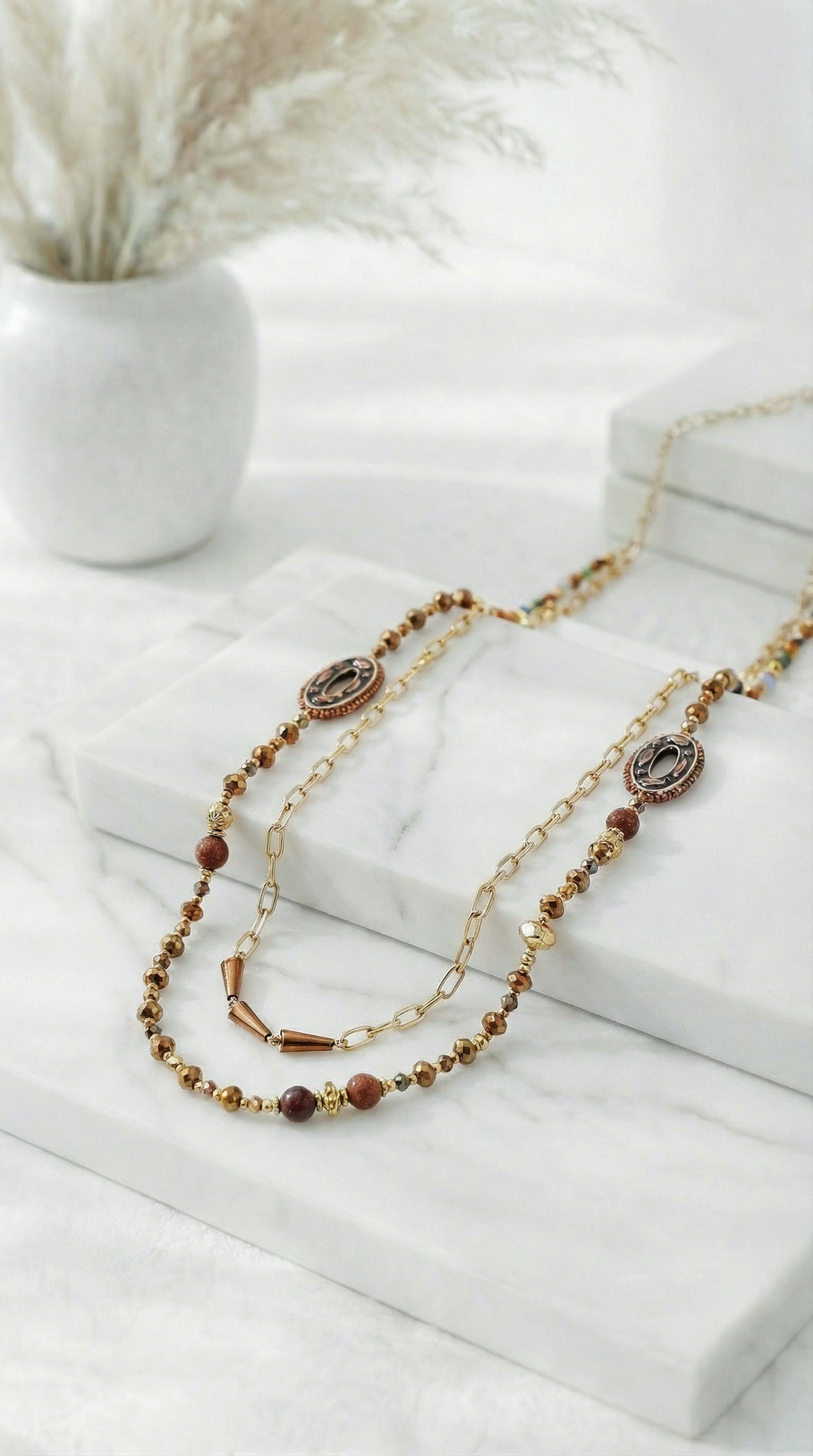 Lange Halskette Imperial Coins