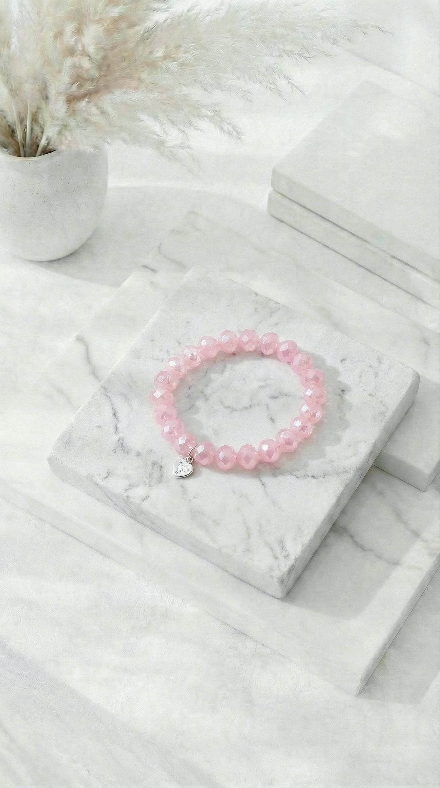 Perlenarmband Glittering *Pastell* (6 Farben)