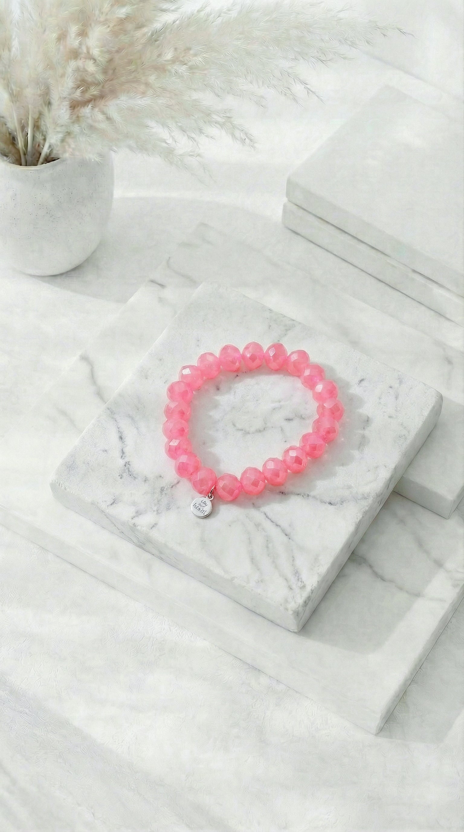 Perlenarmband Glittering *Pastell* (6 Farben)