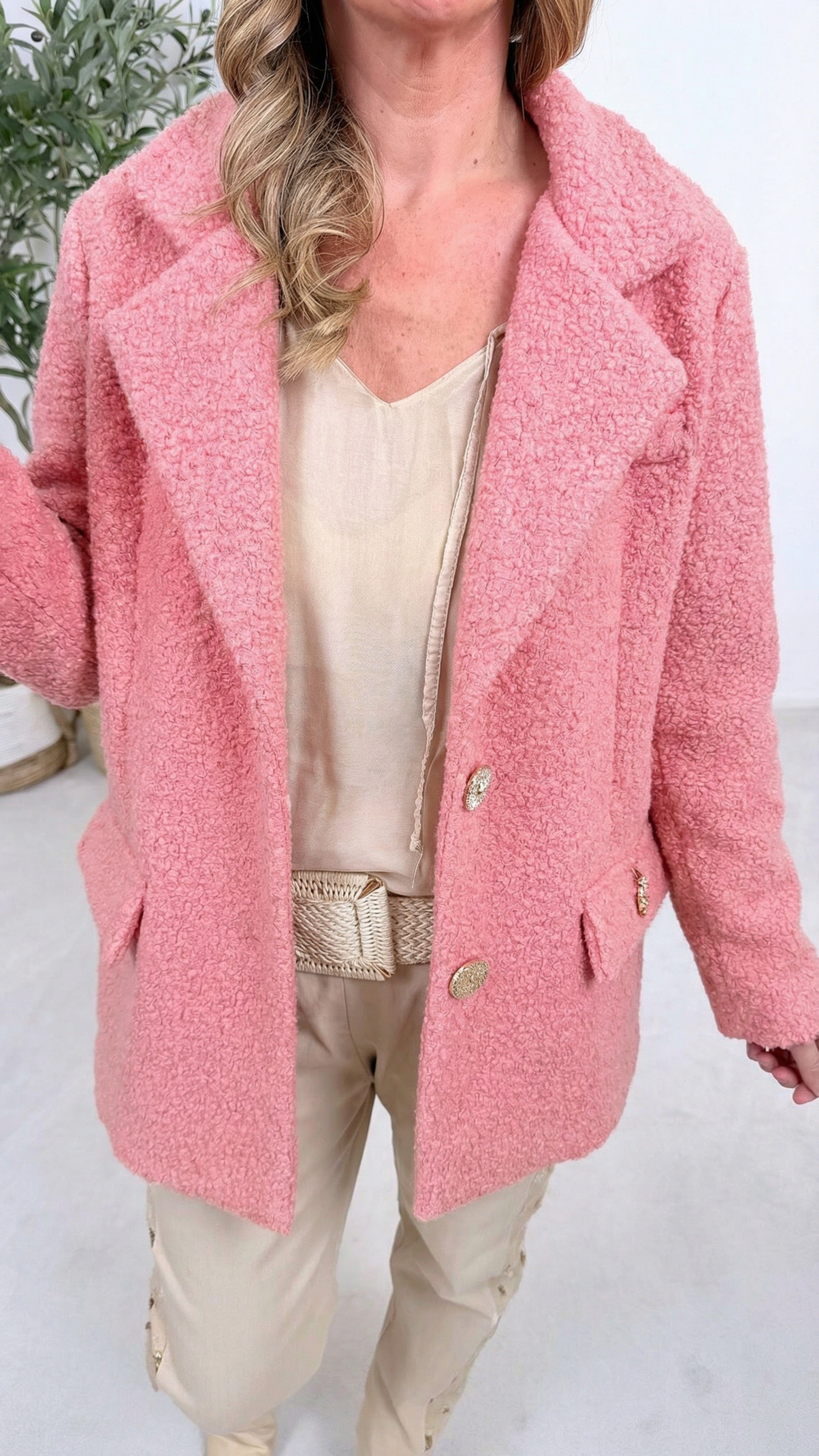 Bouclé Jacke Soft Ivory *Rosa*