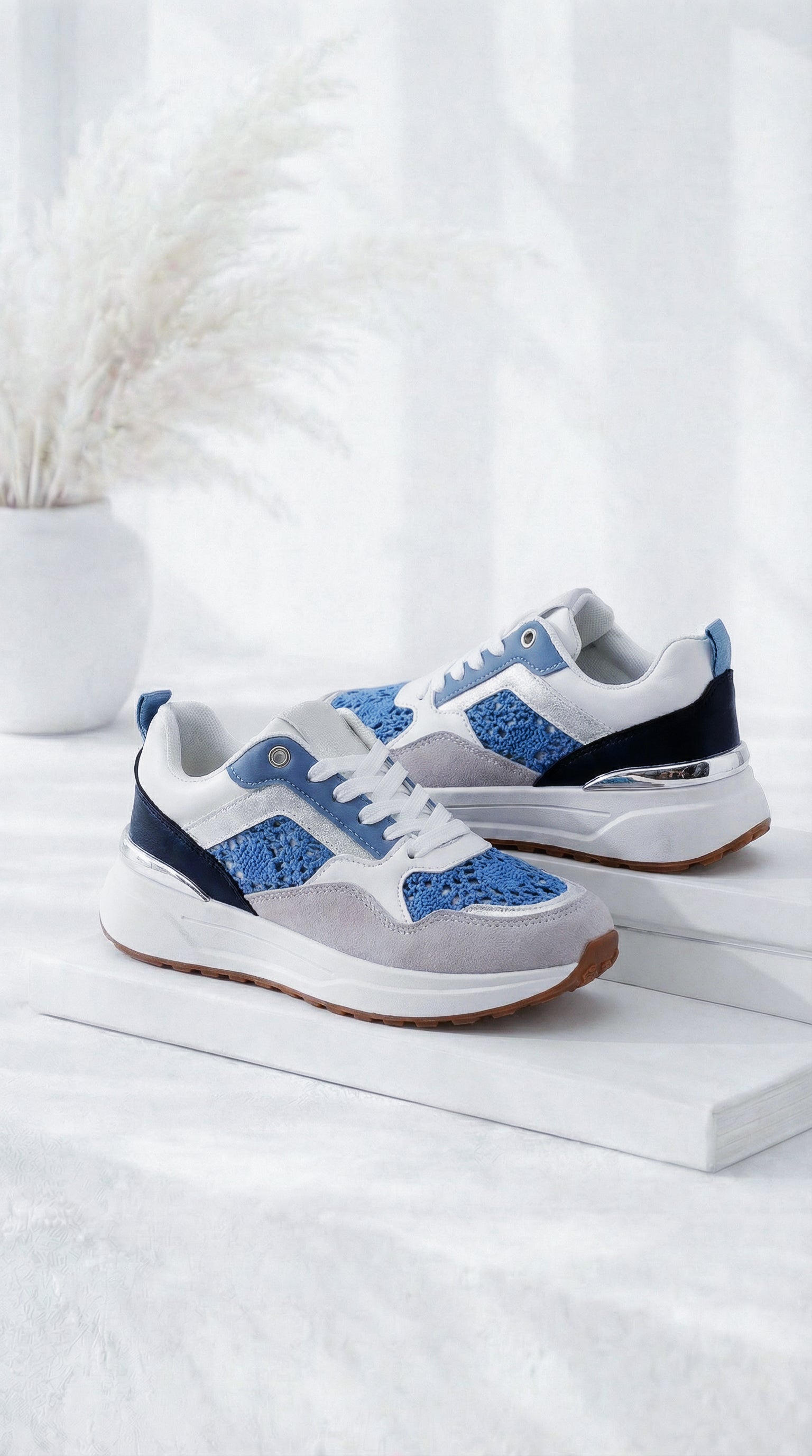 Sneaker Princess Stitch *Blau*