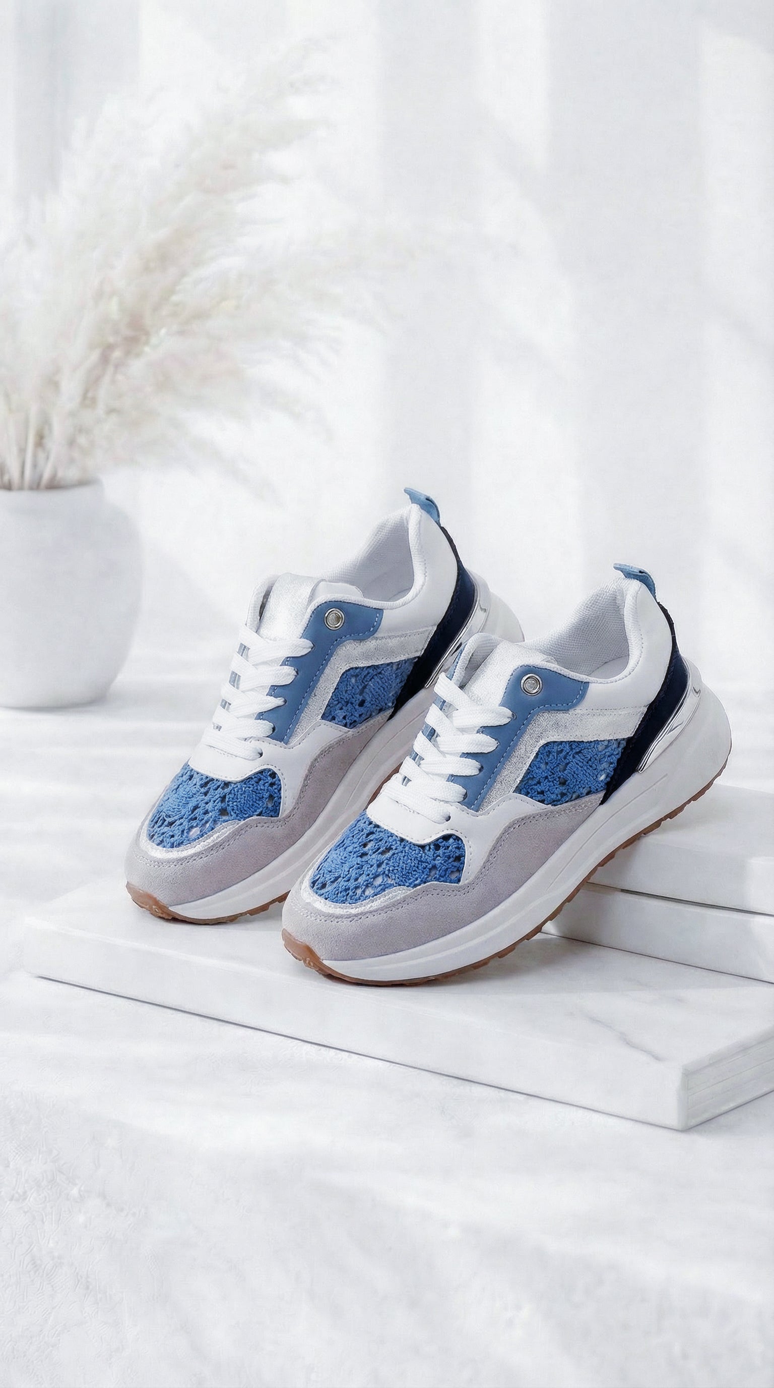 Sneaker Princess Stitch *Blau*