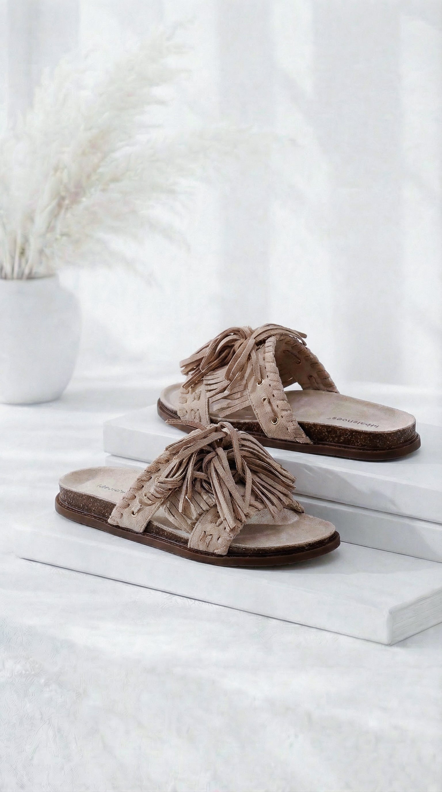 Sandale Sahara Fringe *Beige*