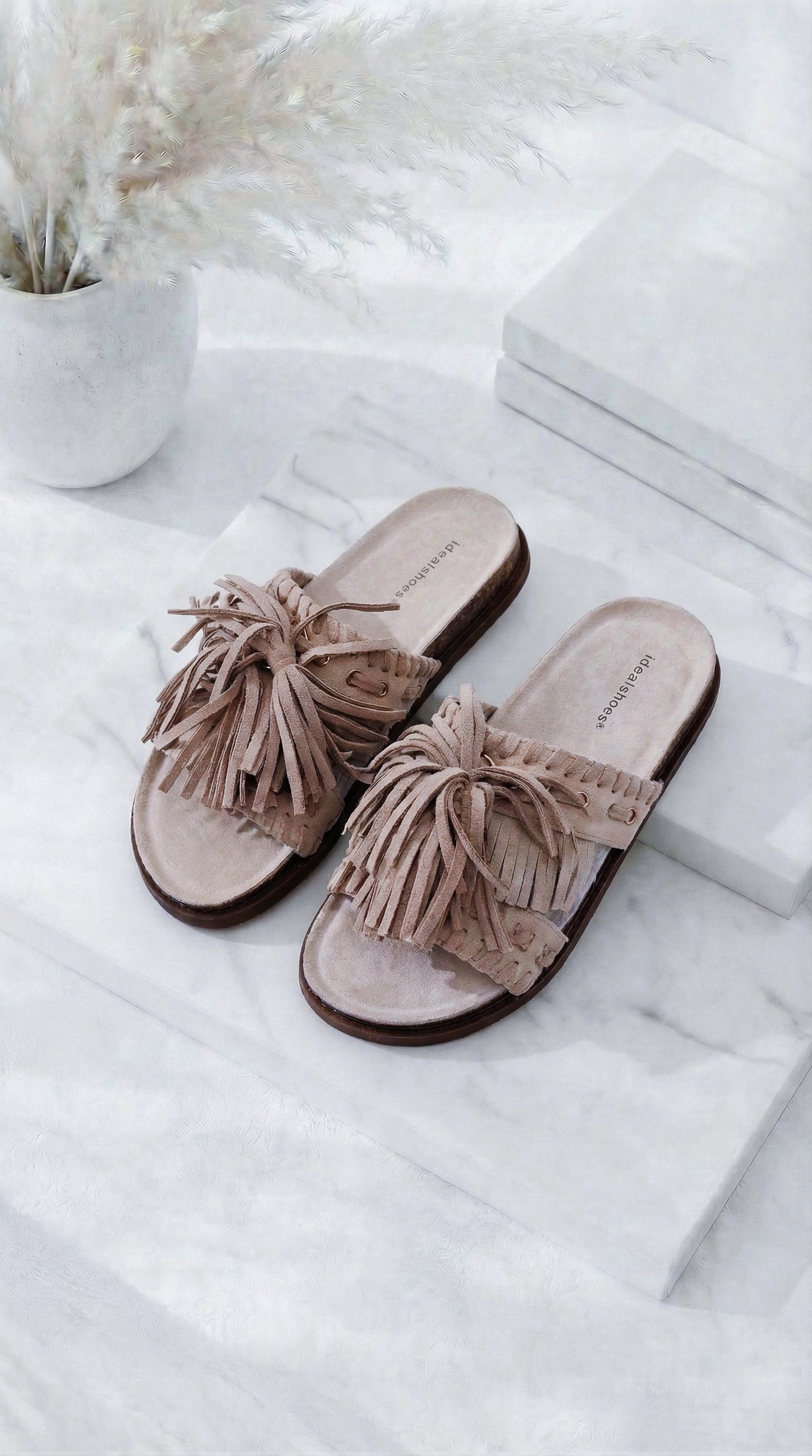 Sandale Sahara Fringe *Beige*