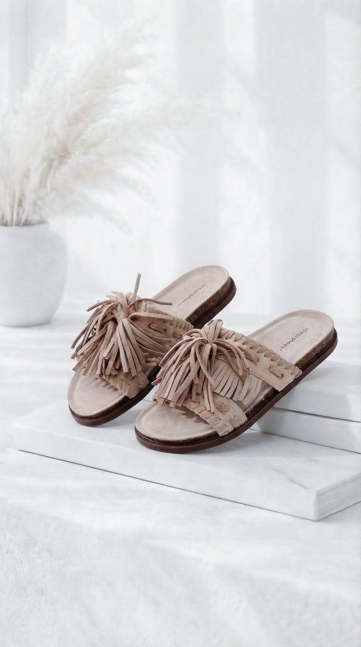 Sandale Sahara Fringe *Beige*