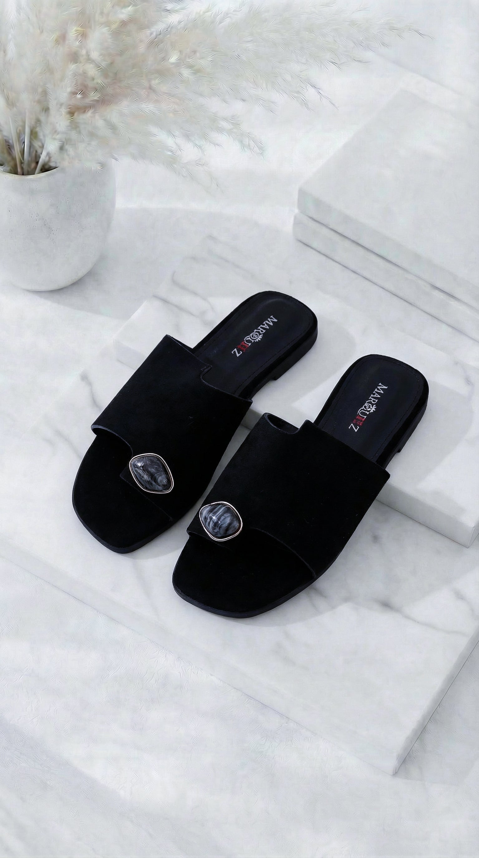 Sandale Princess Stone *Schwarz*