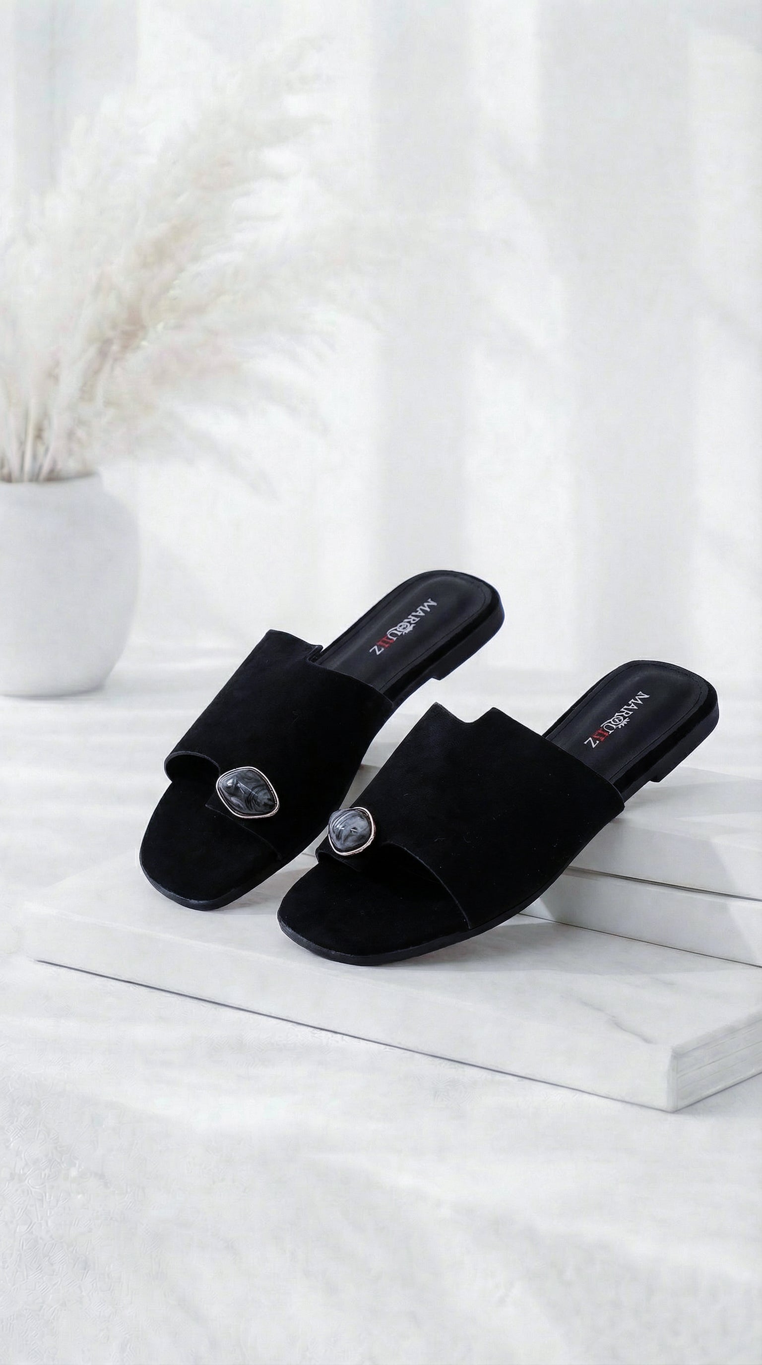 Sandale Princess Stone *Schwarz*