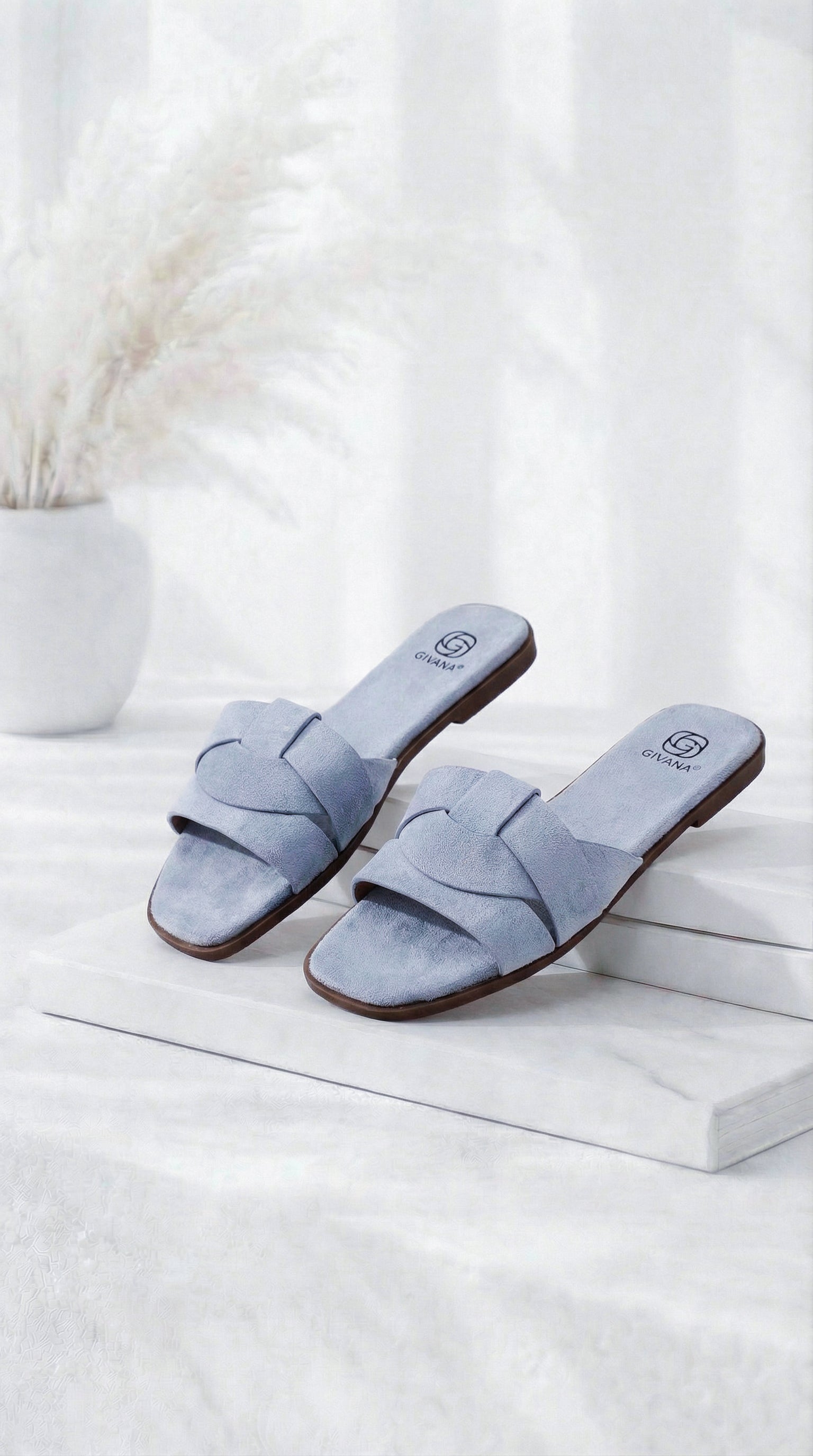 Sandale Velvet Summer * Blau*