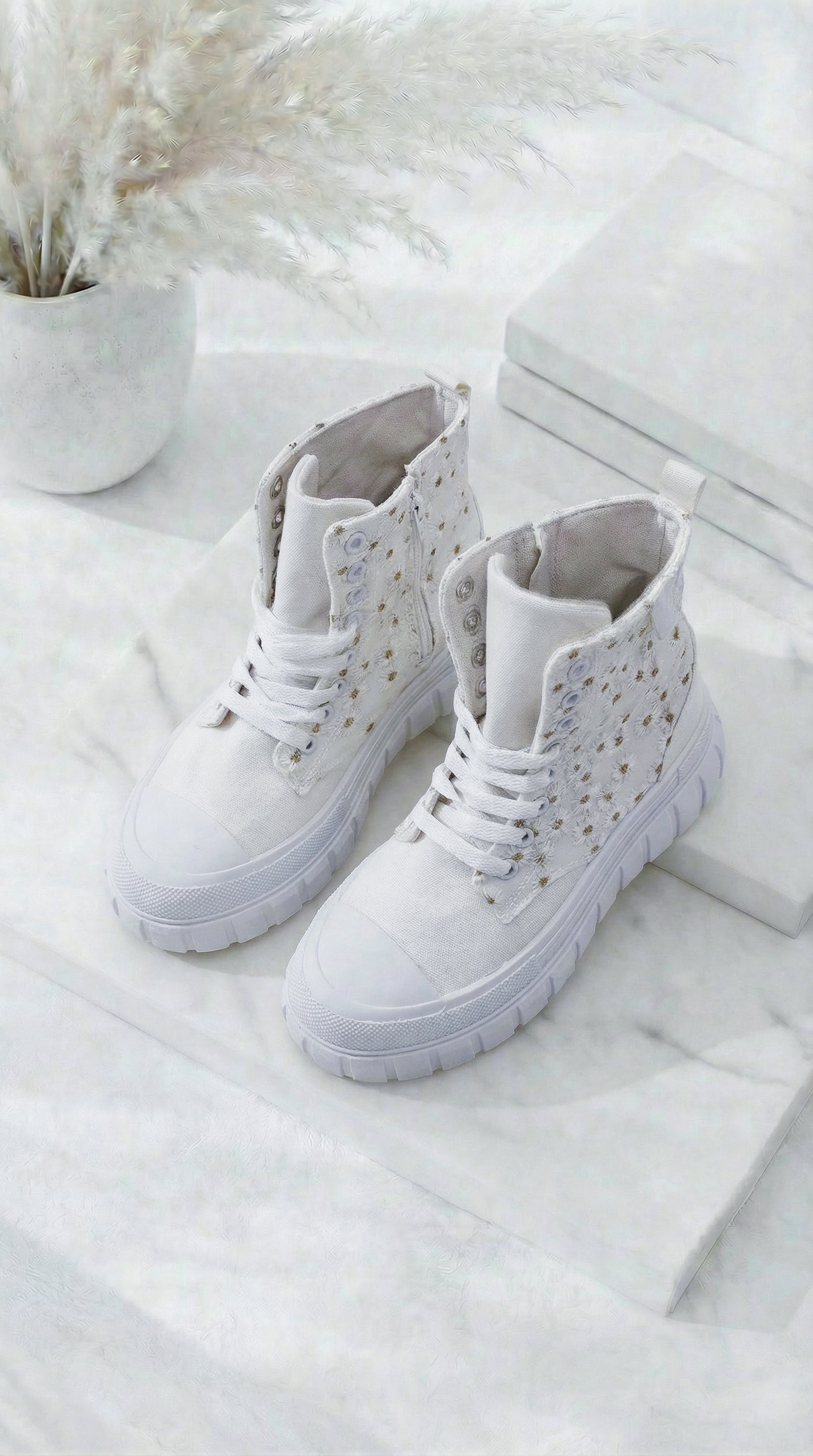 High Sneaker Blossom Rebel *Weiß*