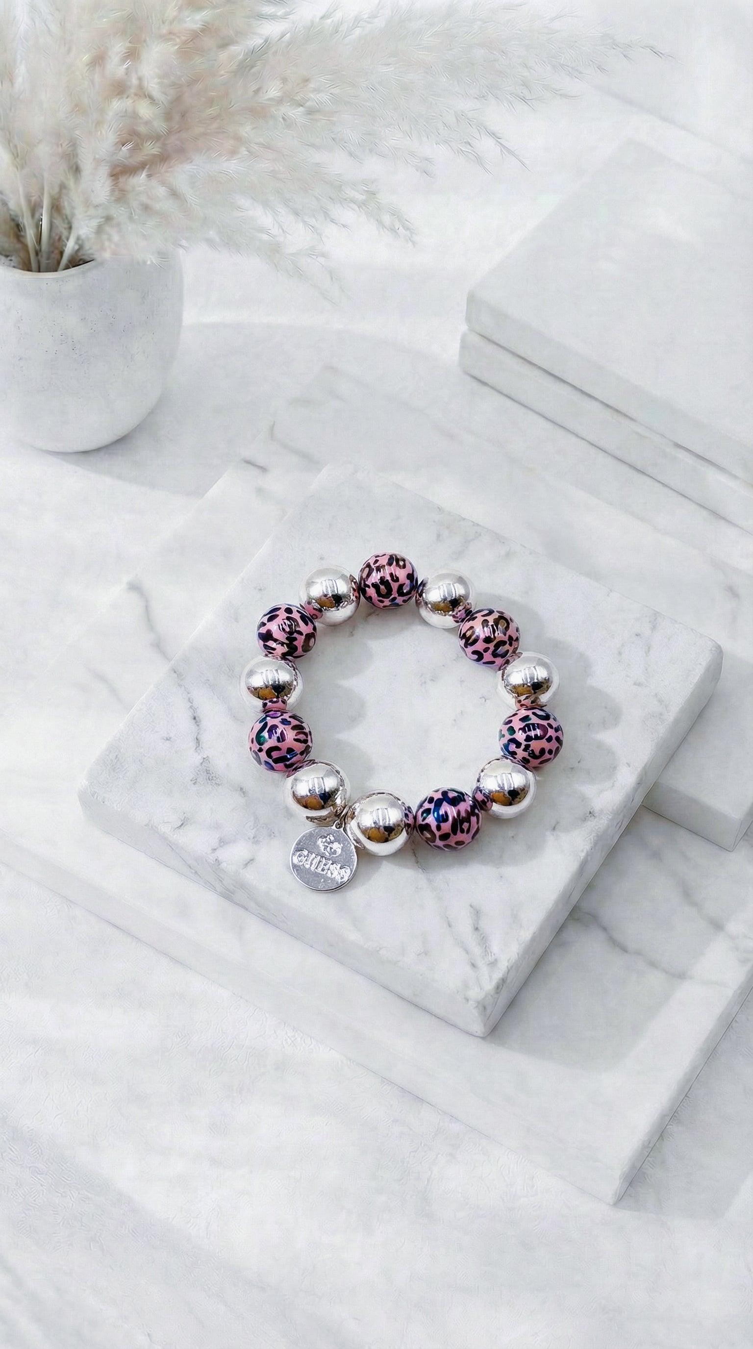 Perlenarmband Leo Instinct *Rosa*