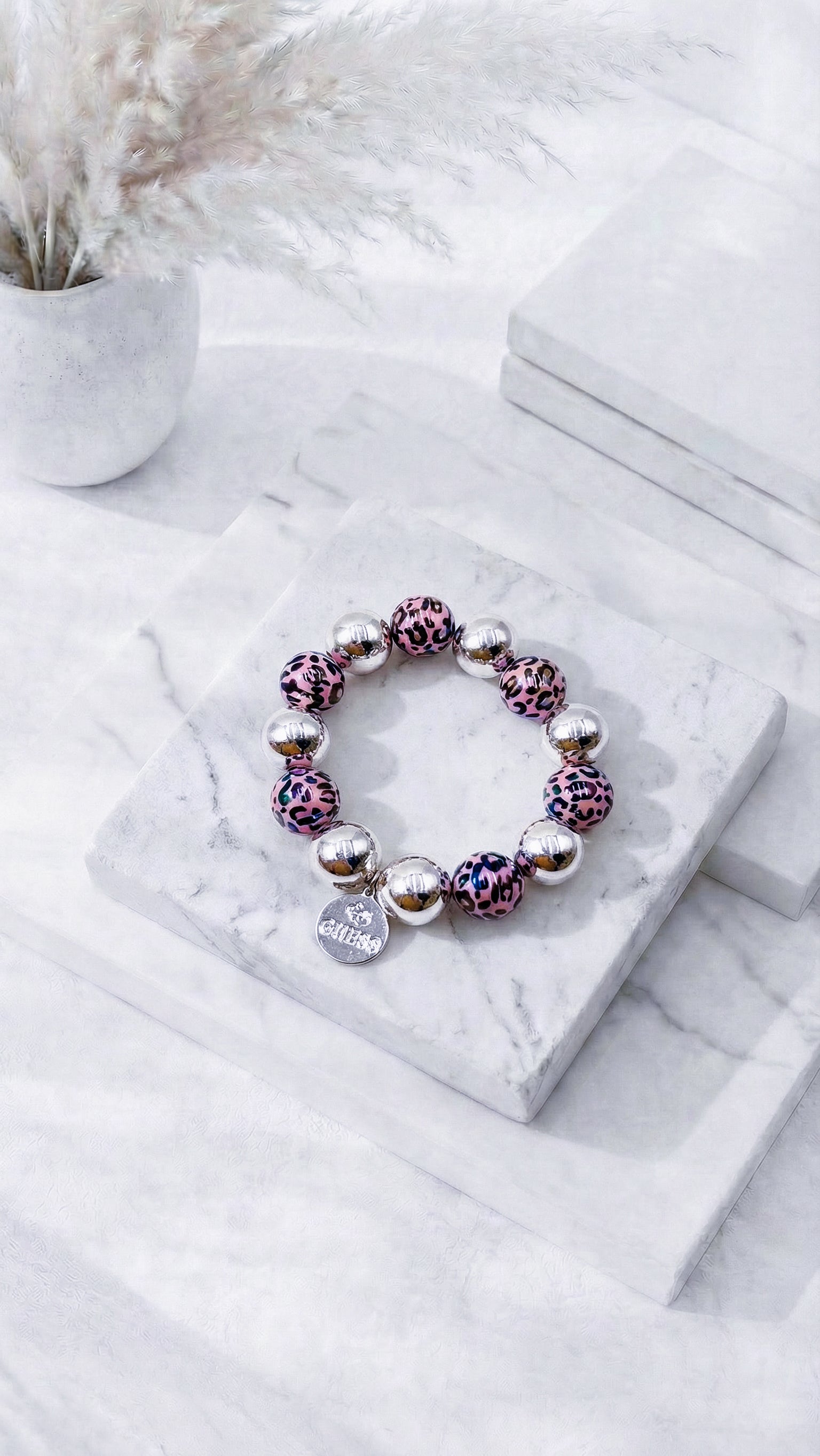 Perlenarmband Leo Instinct *Rosa*