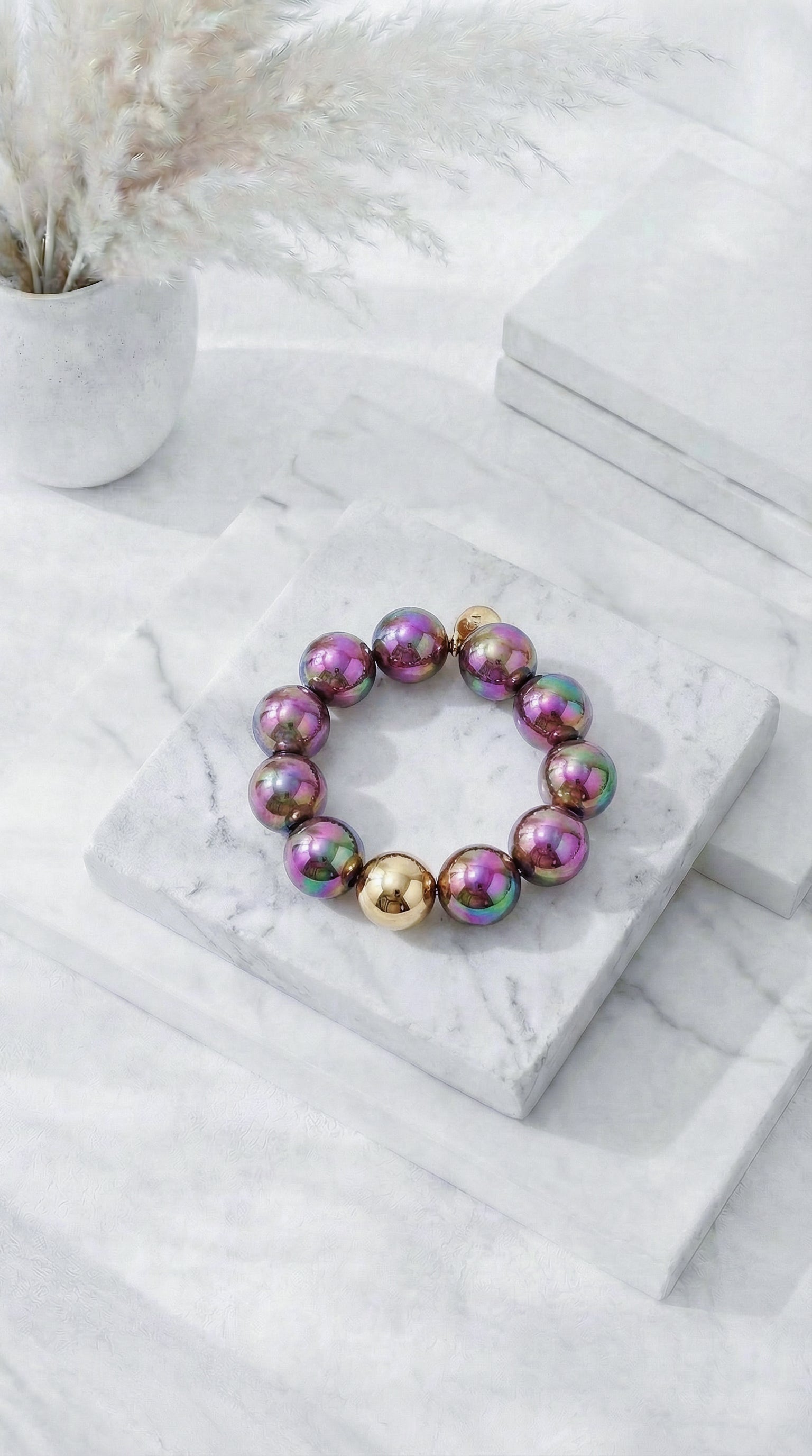 Perlenarmband Royal Light *Taupe*