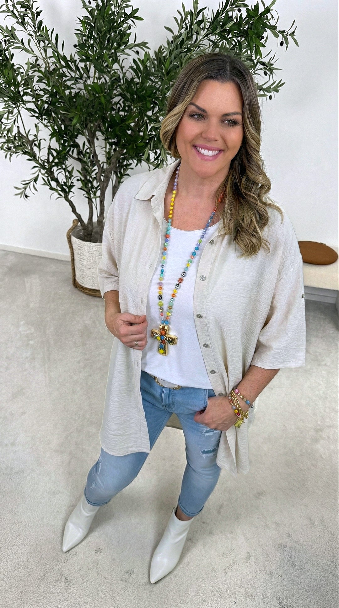 Bluse Iconic Summer *Beige*