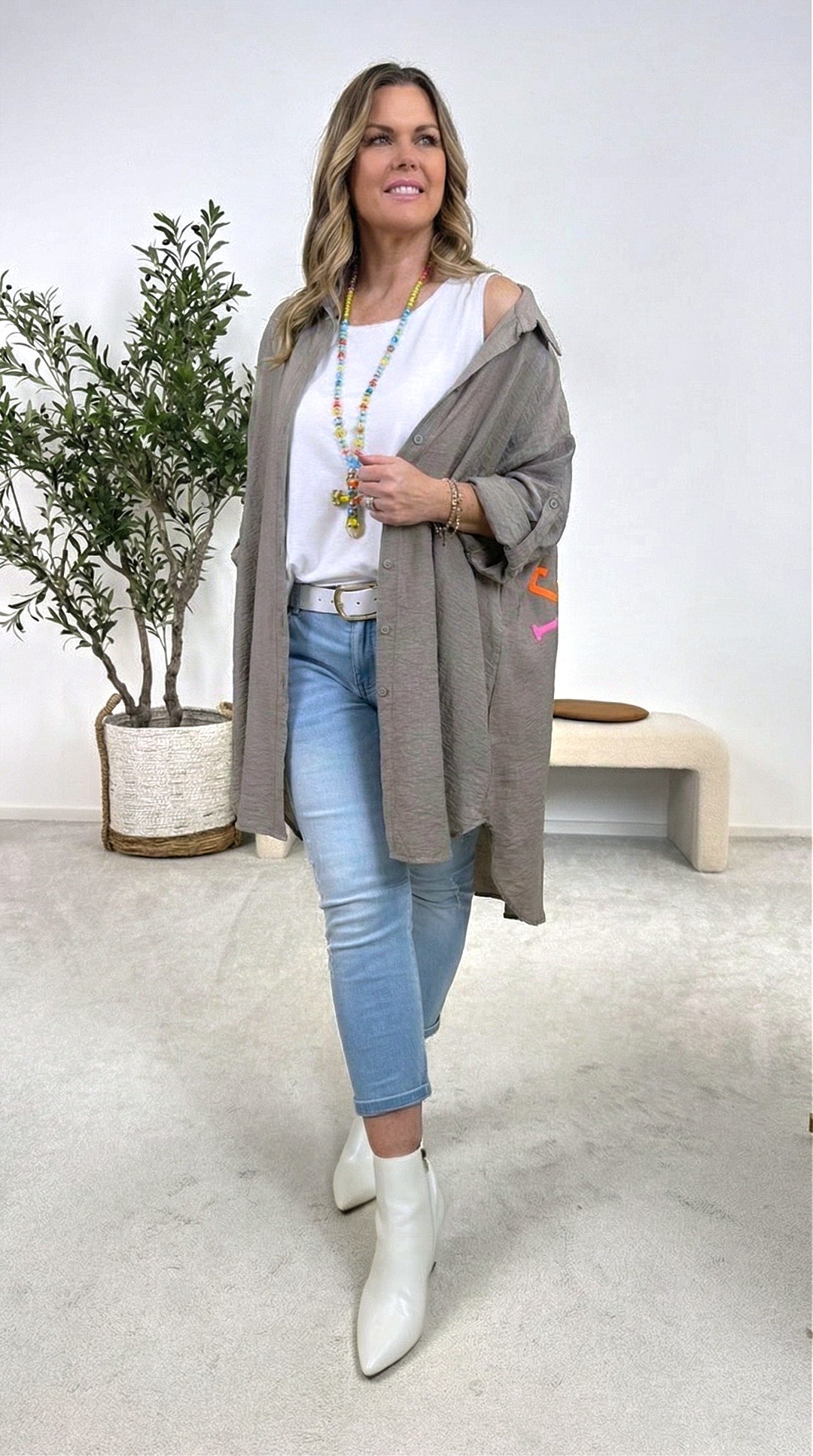 Bluse Iconic Summer *Taupe*