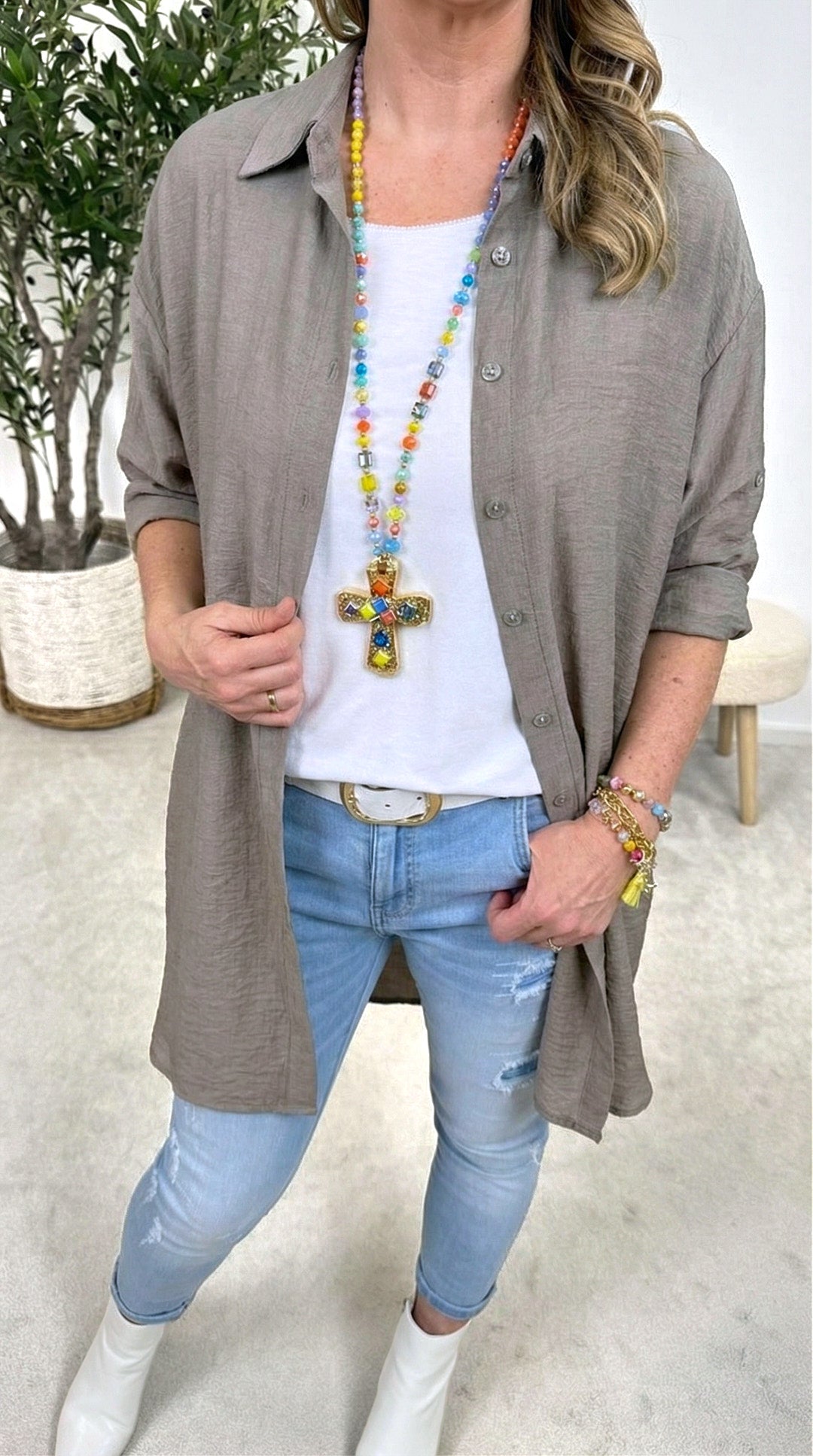 Bluse Iconic Summer *Taupe*