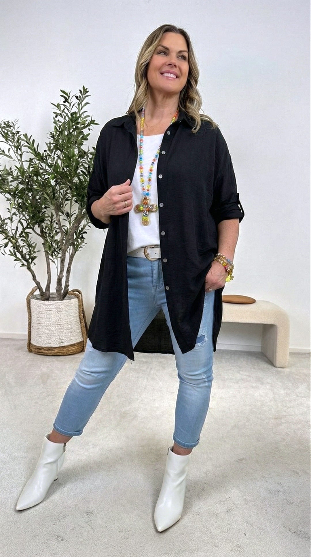 Bluse Iconic Summer *Schwarz*