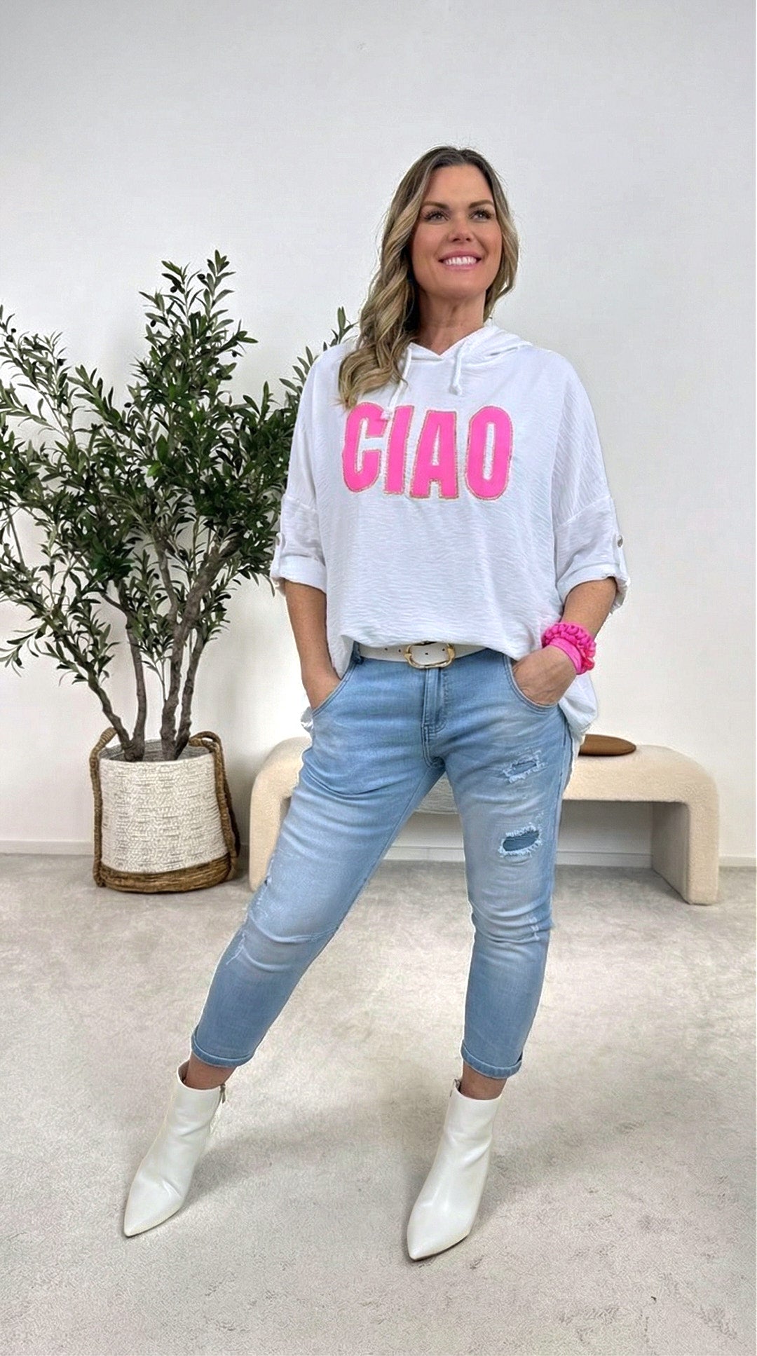 Blusenshirt Ciao Winter *Weiß*