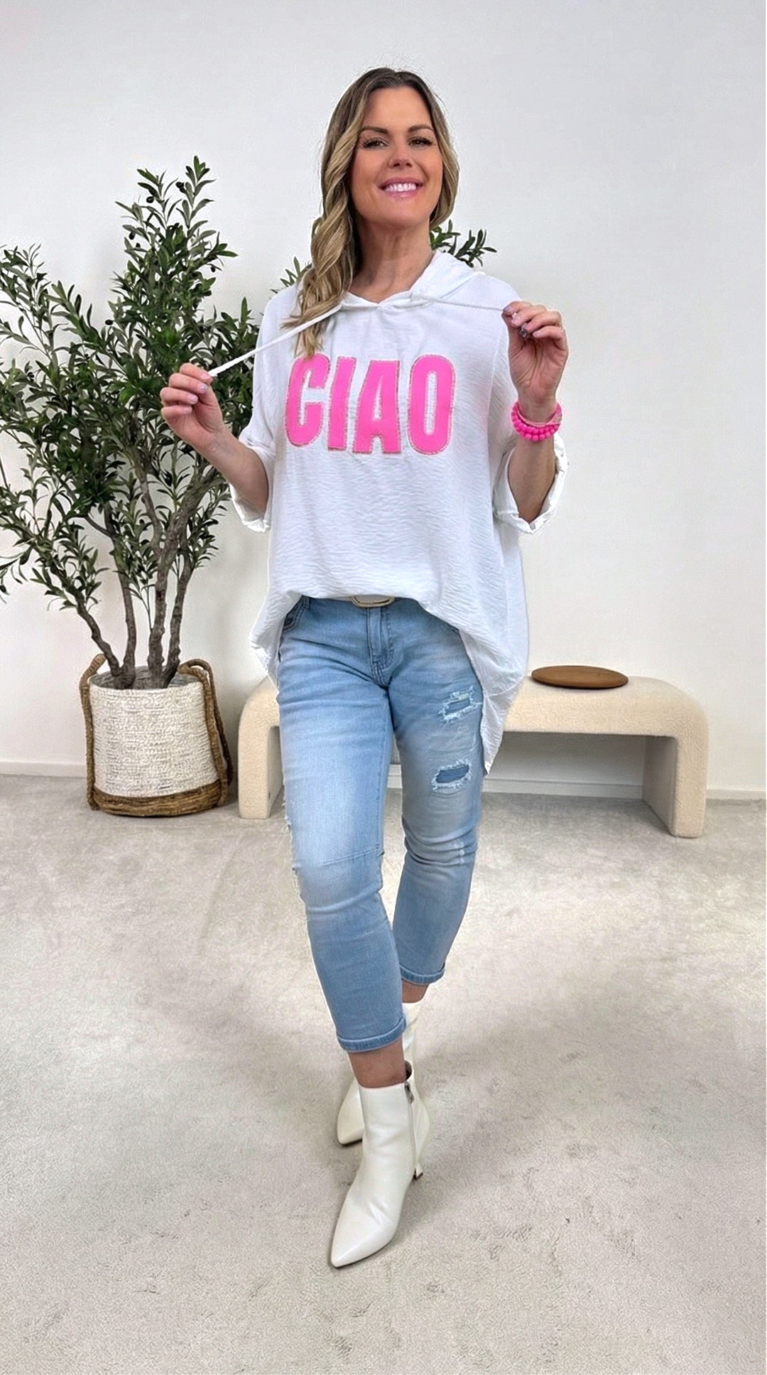 Blusenshirt Ciao Winter *Weiß*