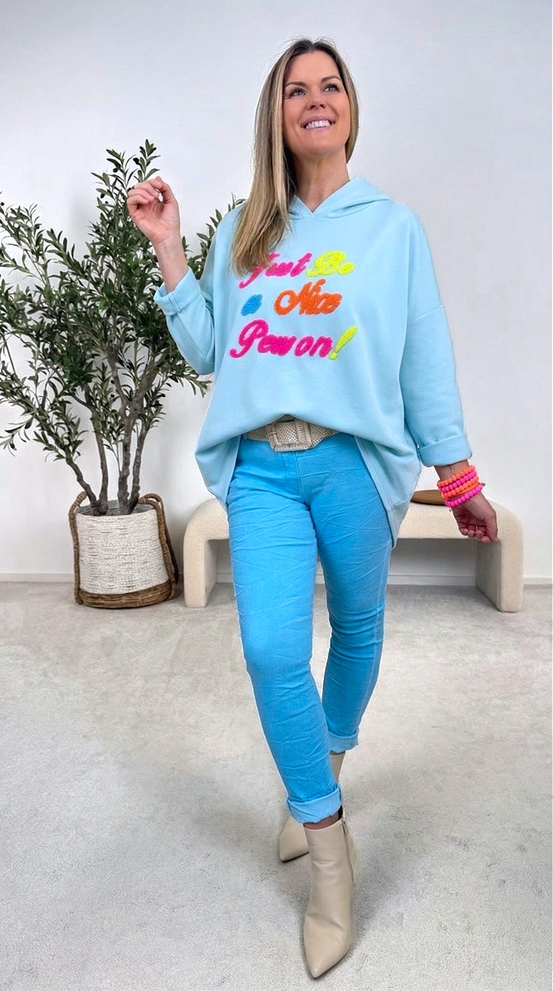 Hoodie Bold Soul *Mint*