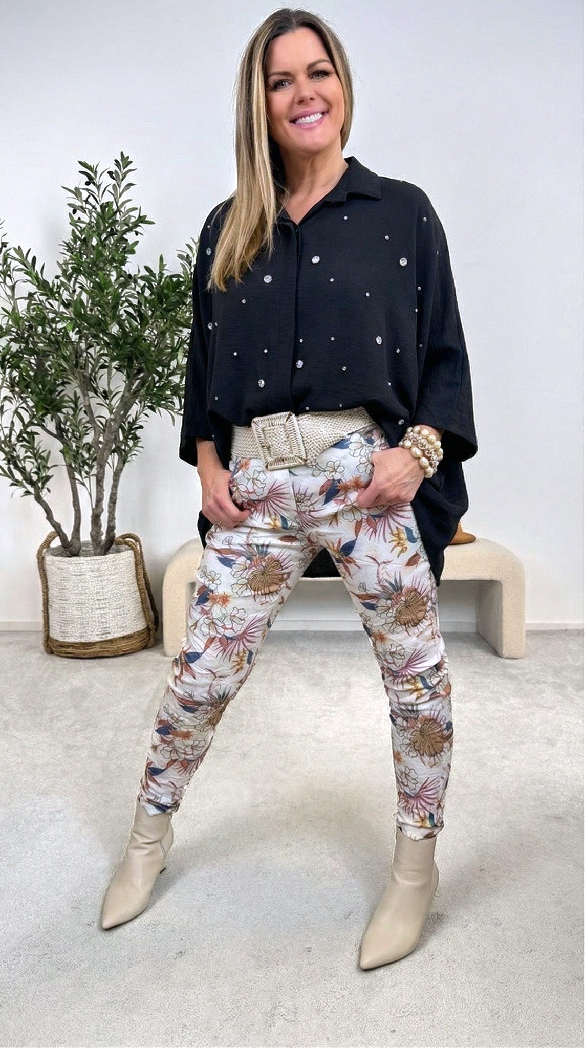 Bluse Glow Affair *Schwarz*