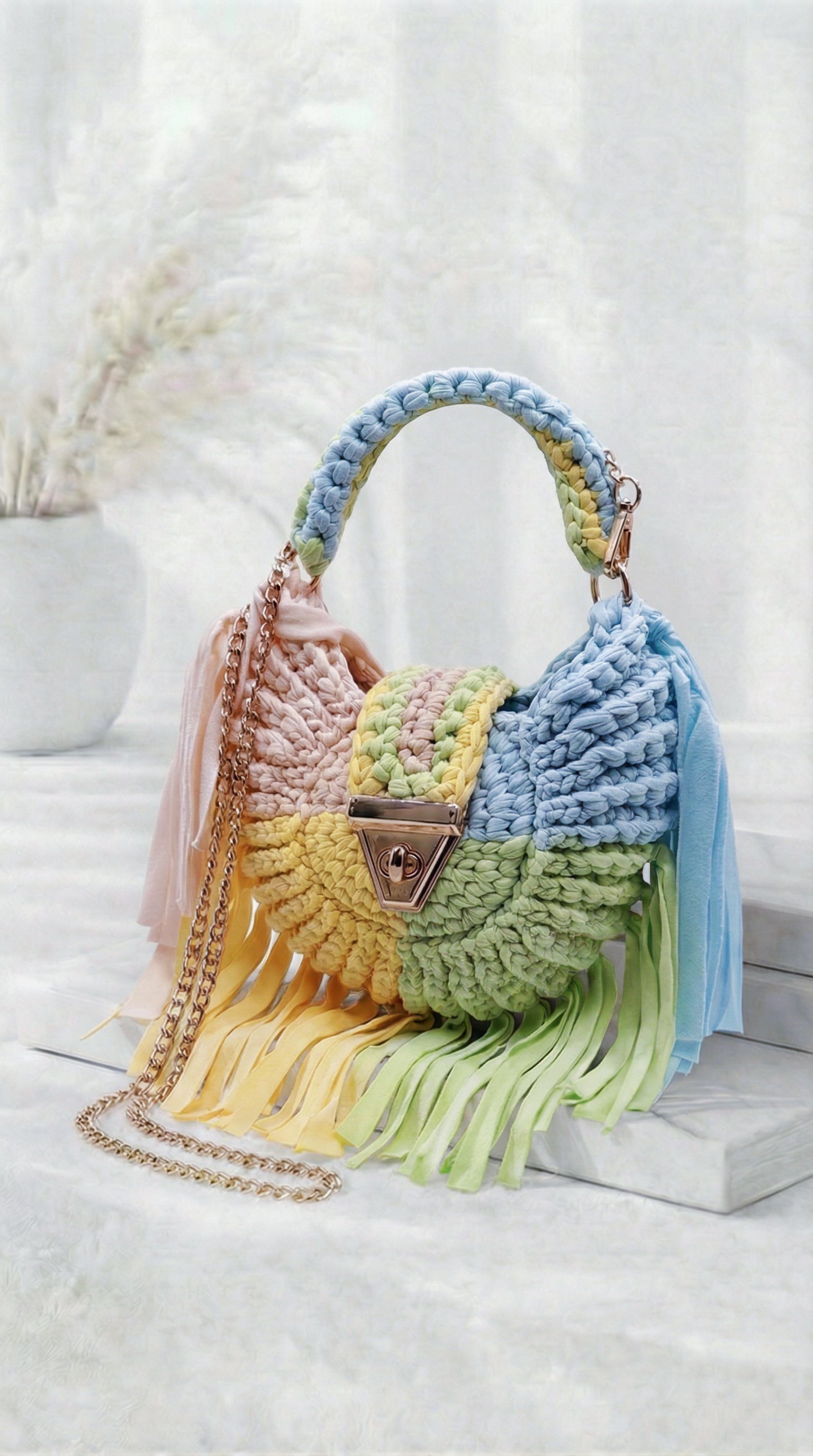 Kleine Tasche Elegant Boho*Bunt*