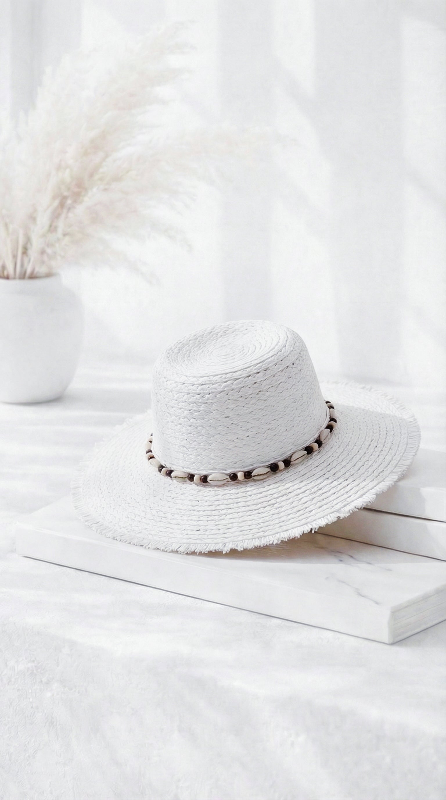 Hut Ocean Shell *Weiß*