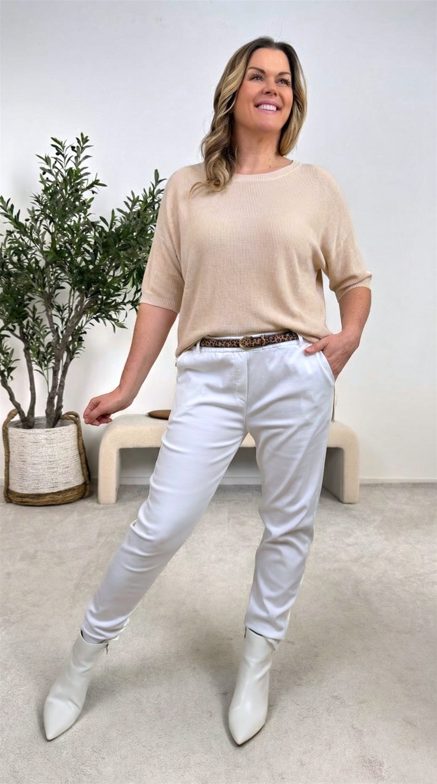 Strickshirt Calm & Cool *Creme*