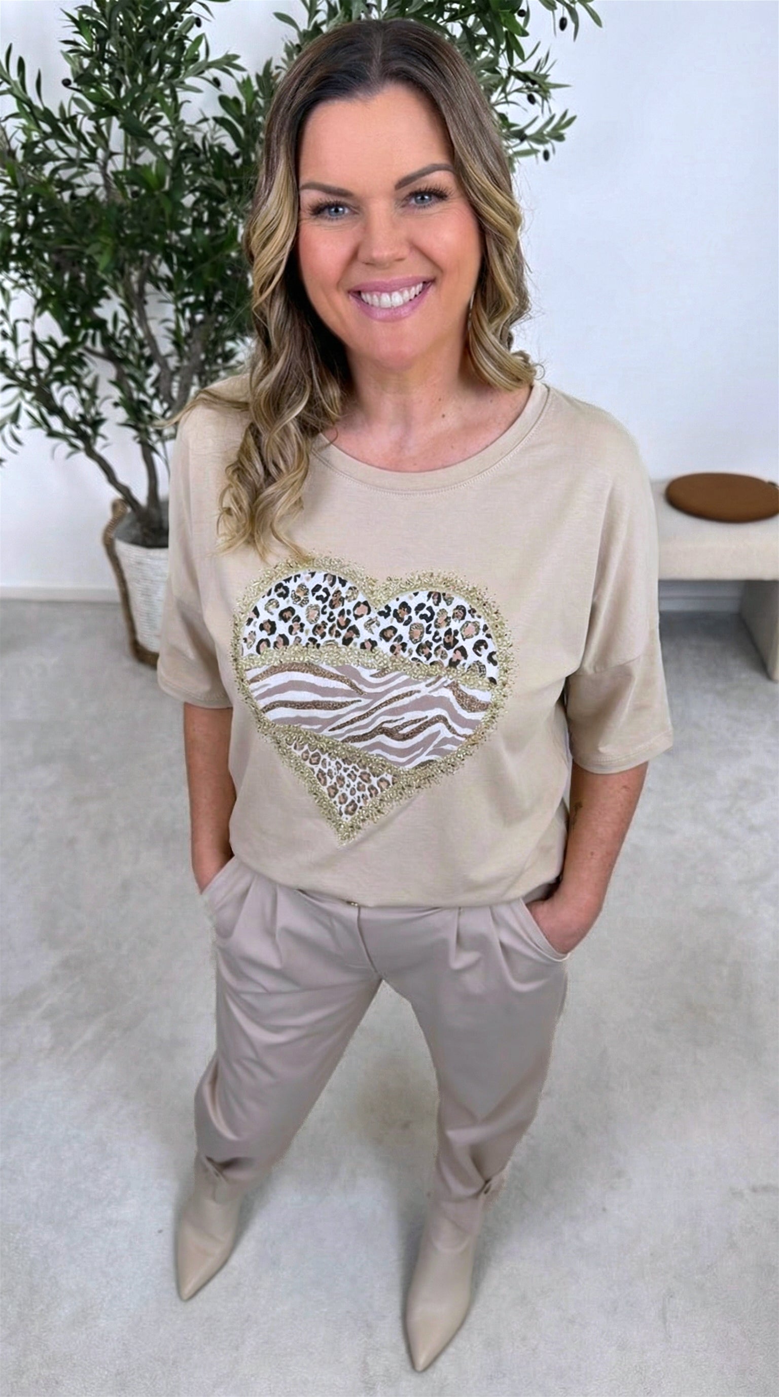 T-Shirt Untamed Heartbeat *Beige*