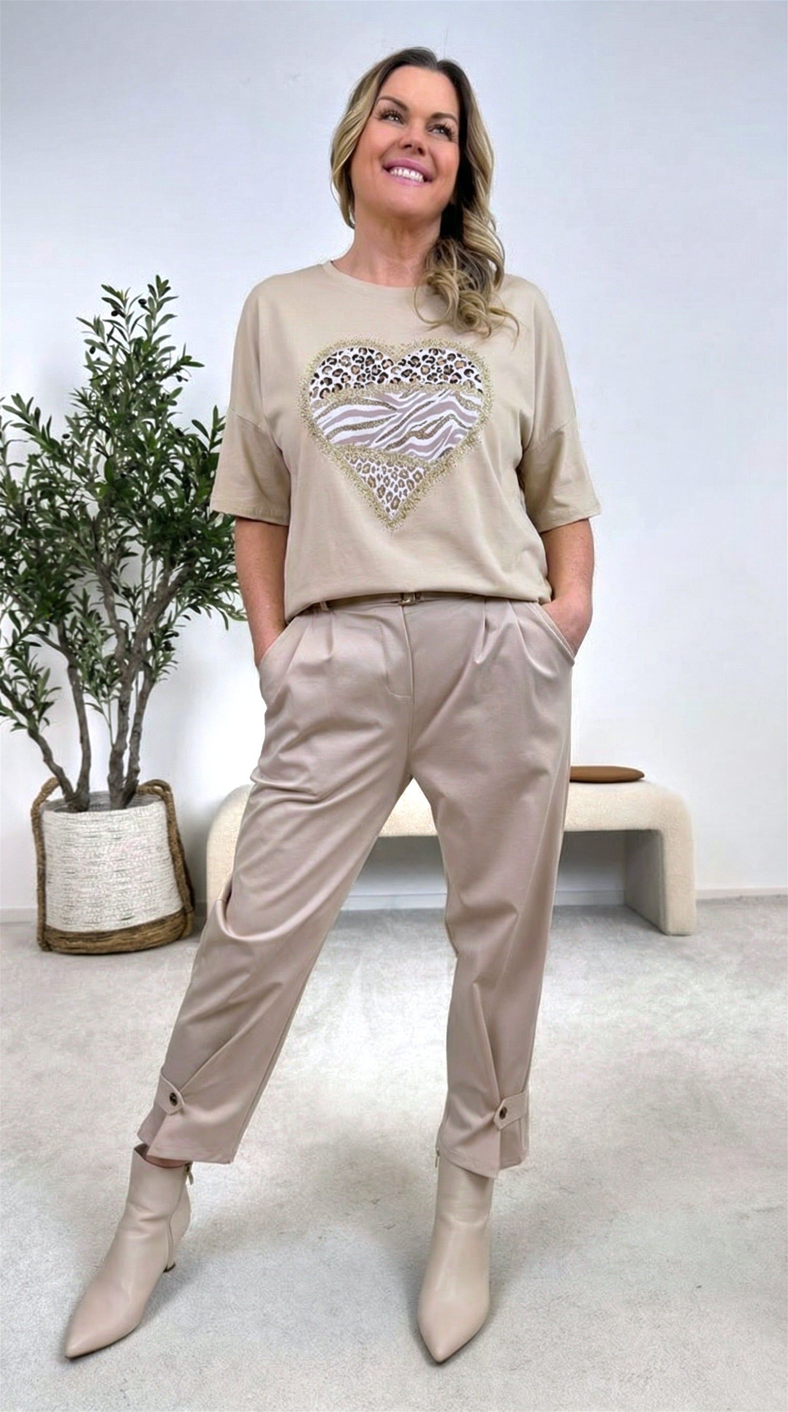 T-Shirt Untamed Heartbeat *Beige*