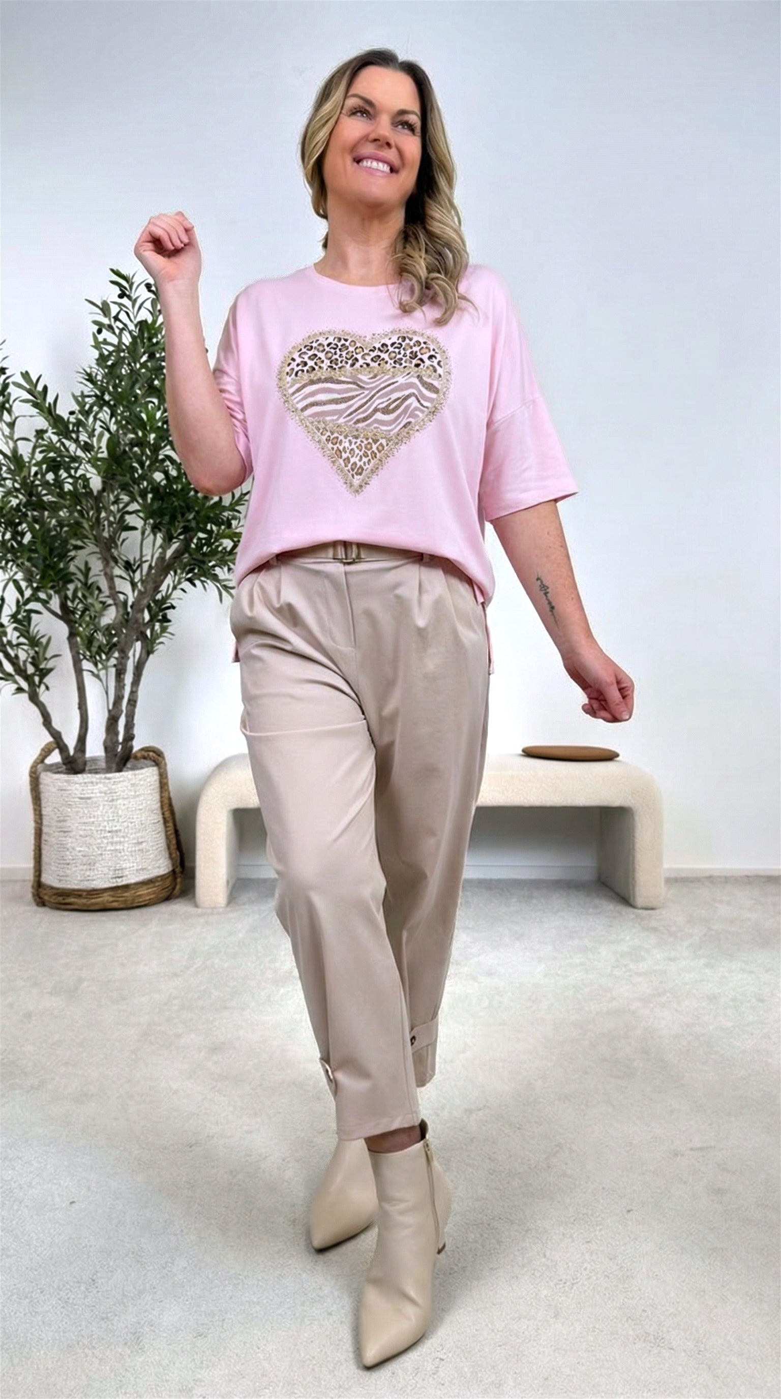 T-Shirt Untamed Heartbeat *Rosa*