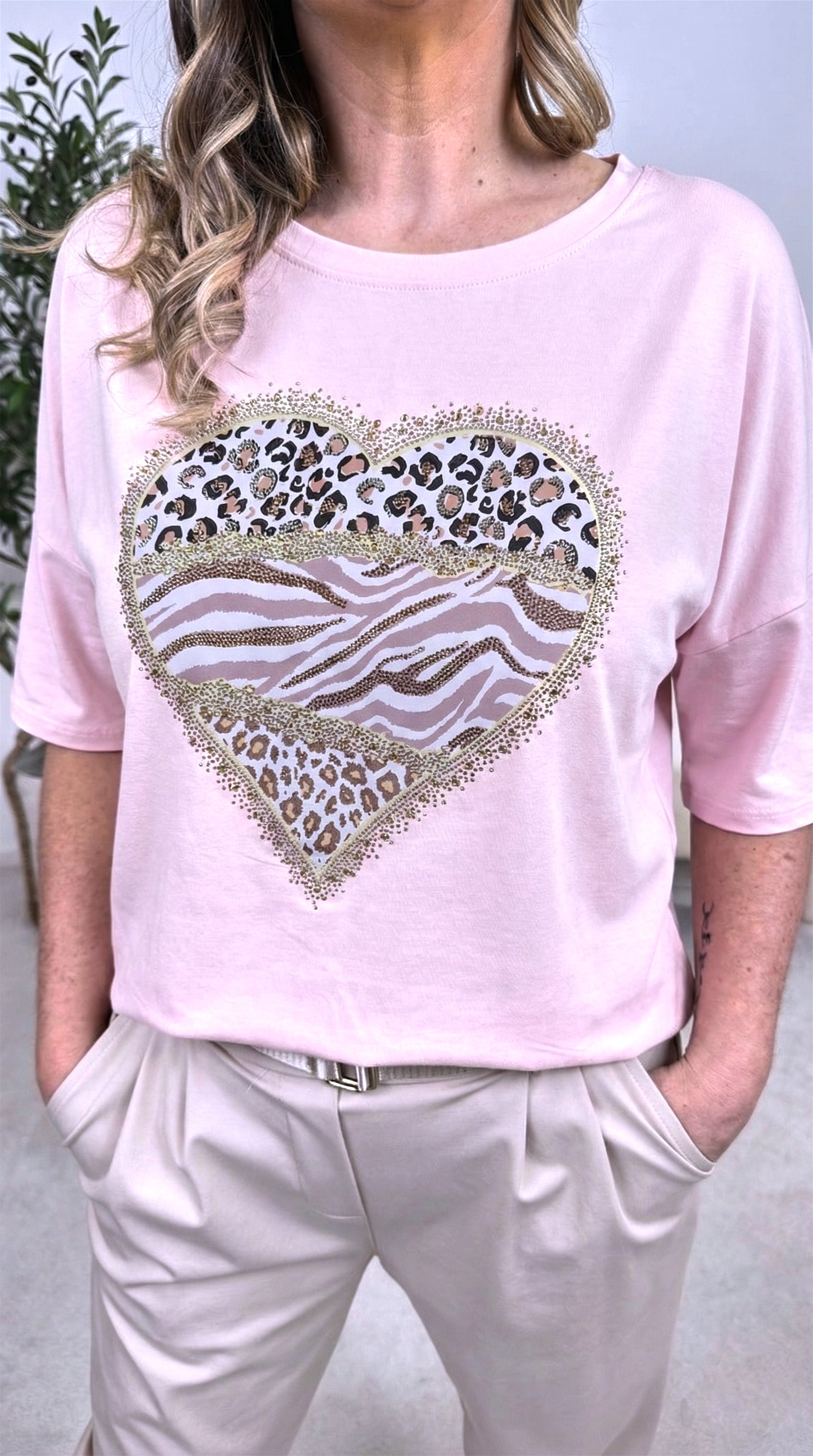 T-Shirt Untamed Heartbeat *Rosa*