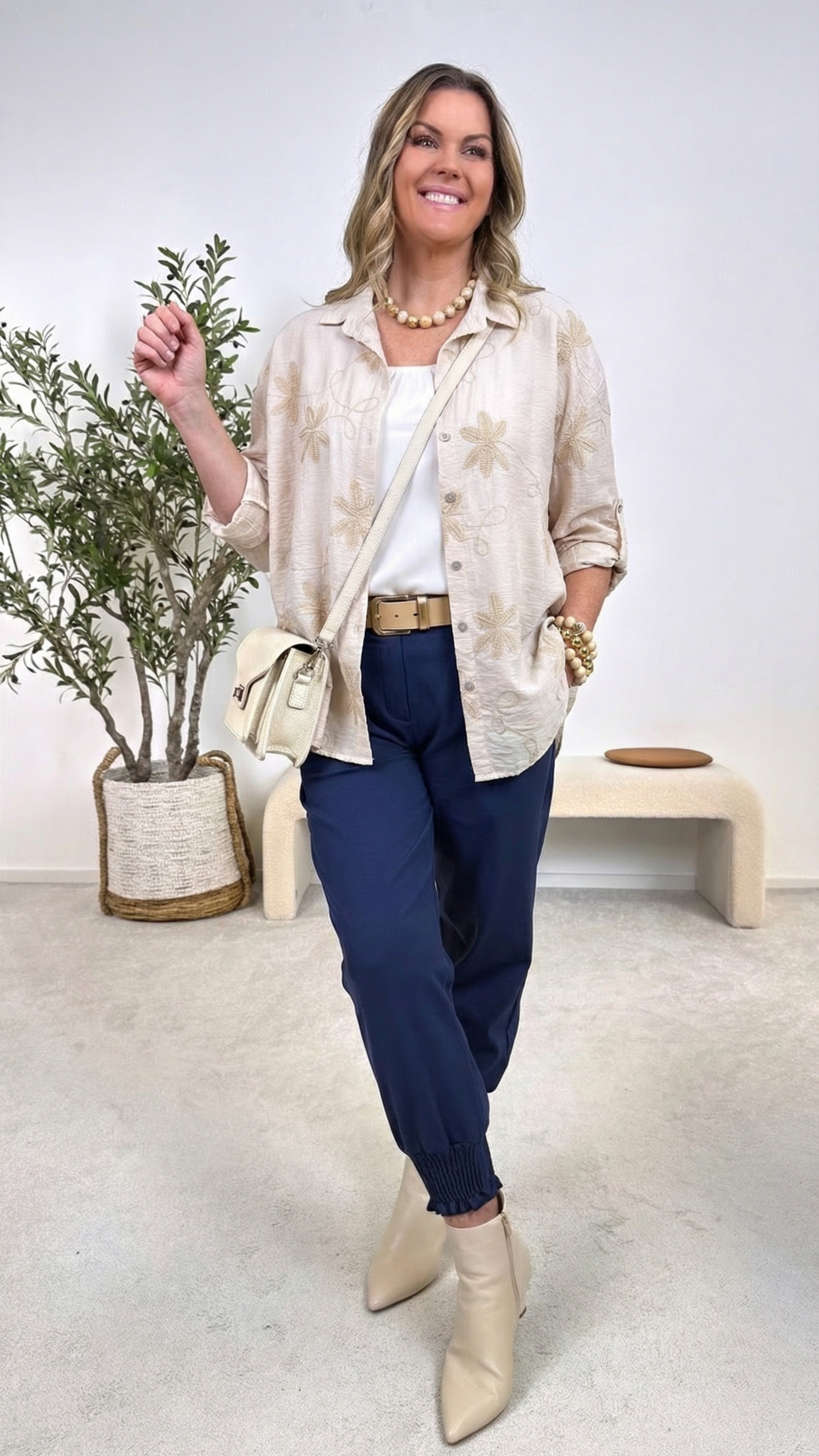 Bluse Unwritten Story *Beige*