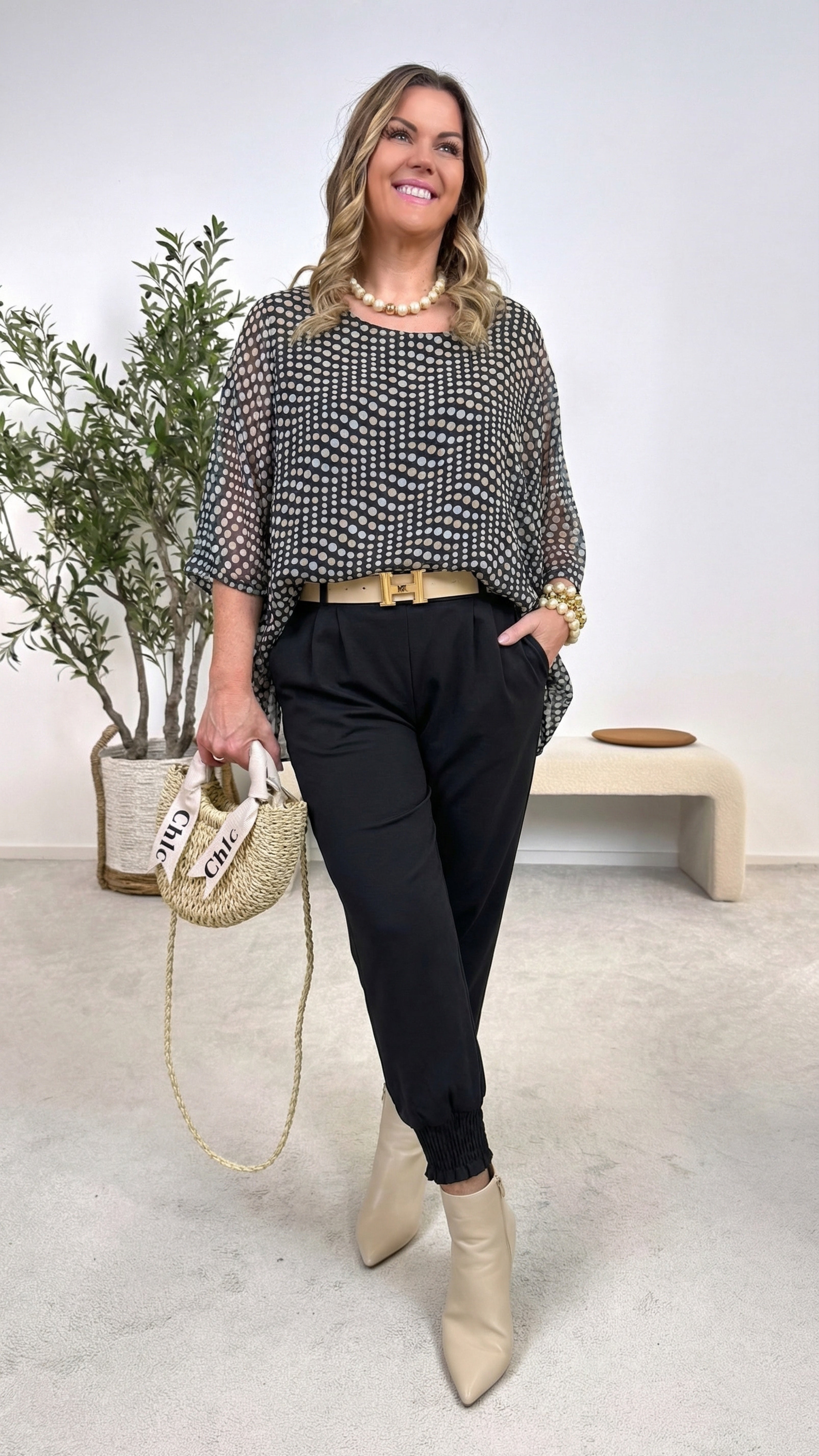 Hose Monaco Chic *Schwarz*