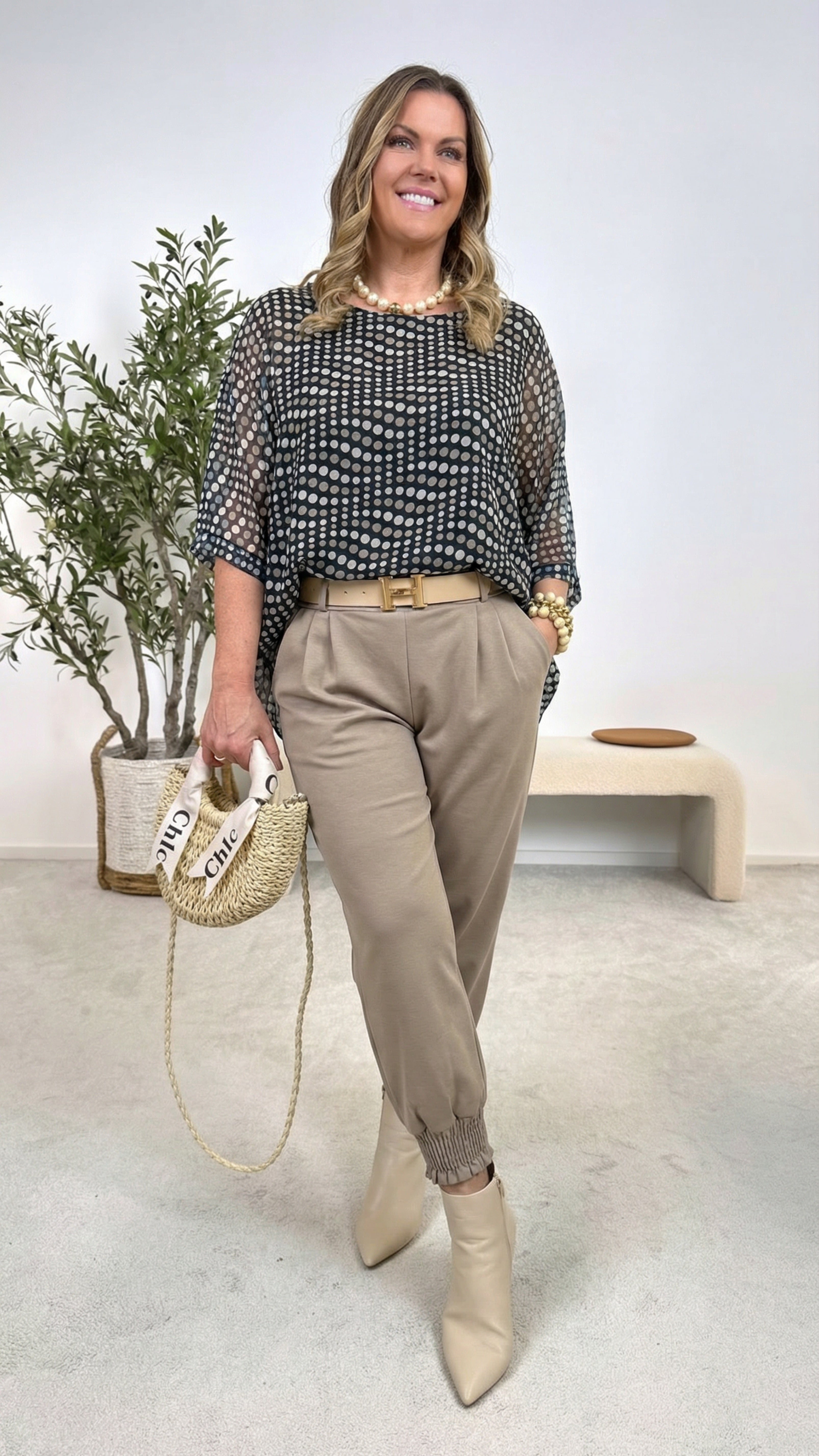 Hose Monaco Chic *Taupe*