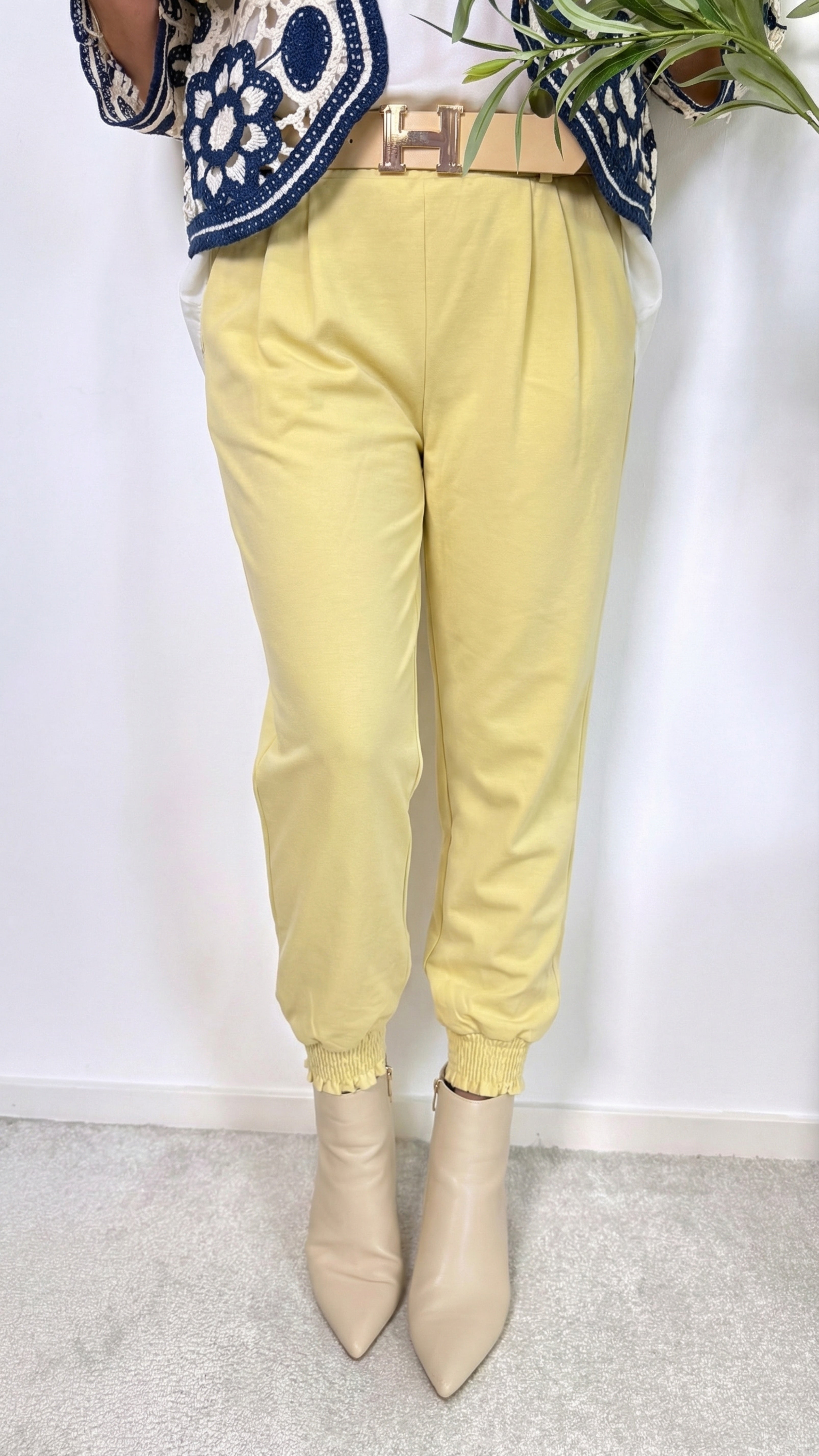 Hose Monaco Chic *Gelb*