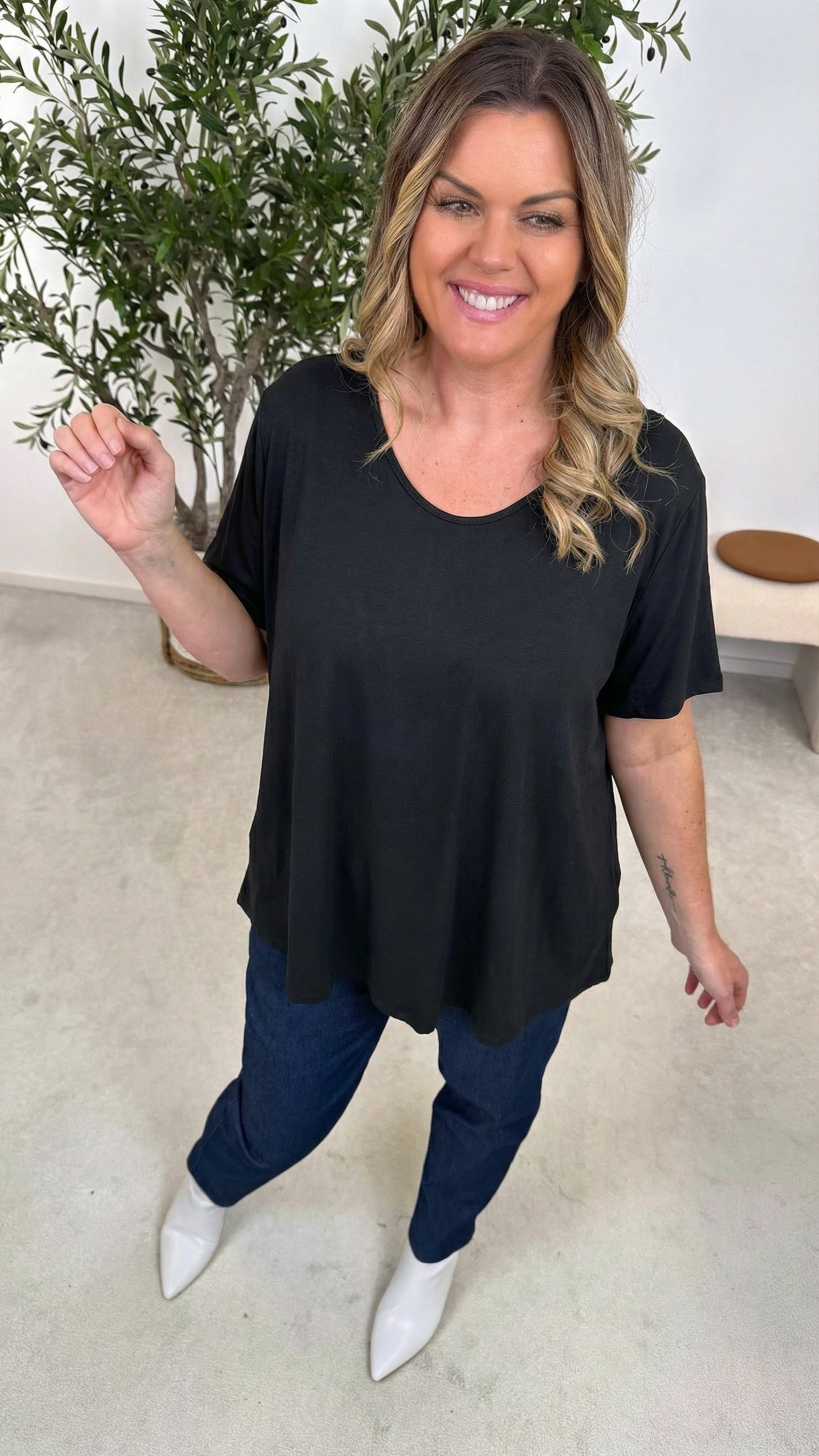 T-Shirt Crossed Love *Schwarz*